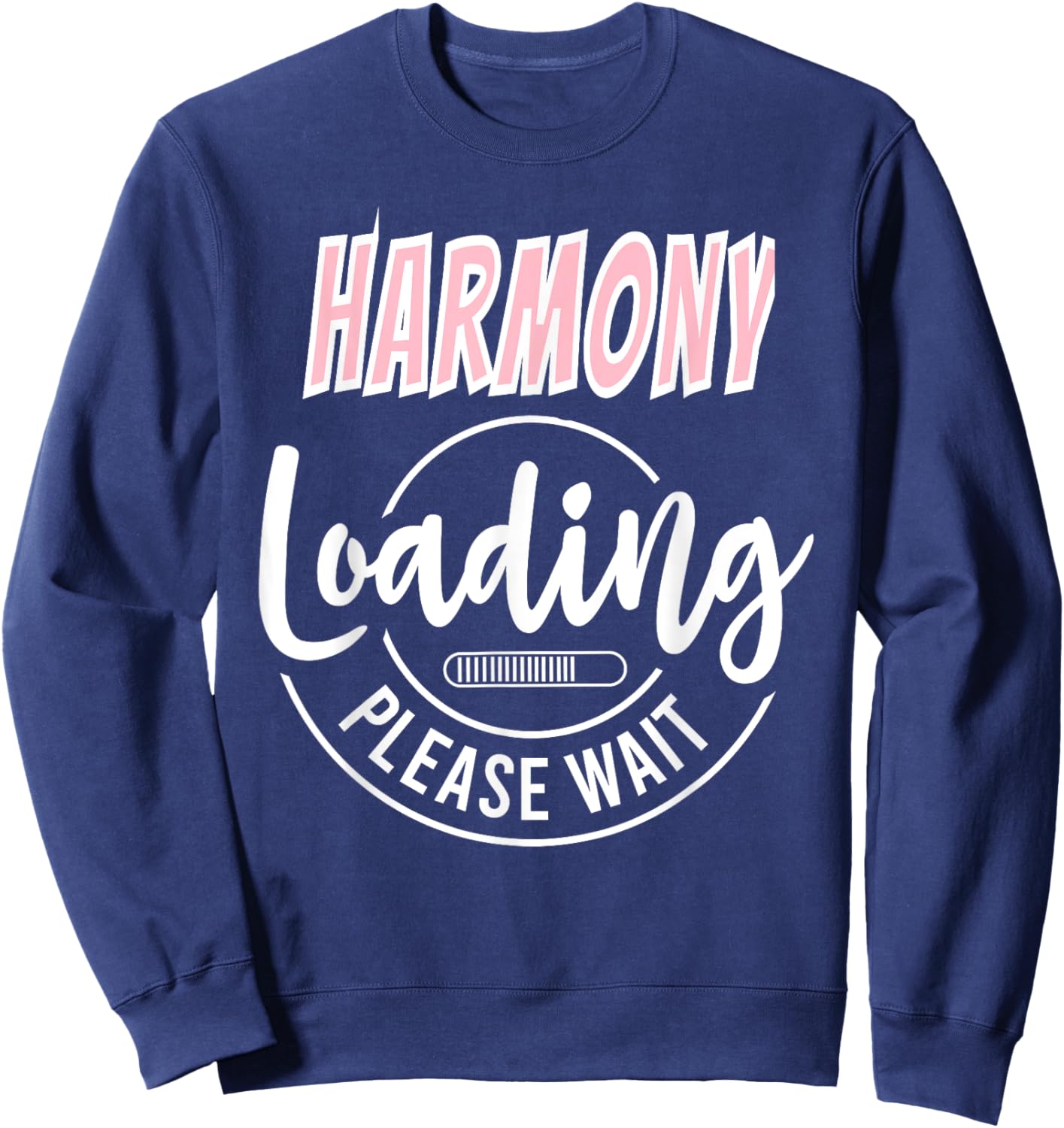 Harmony Custom Personalized Baby Loading Shower Arrival Item Sweatshirt - Sweatshirt | Navy
