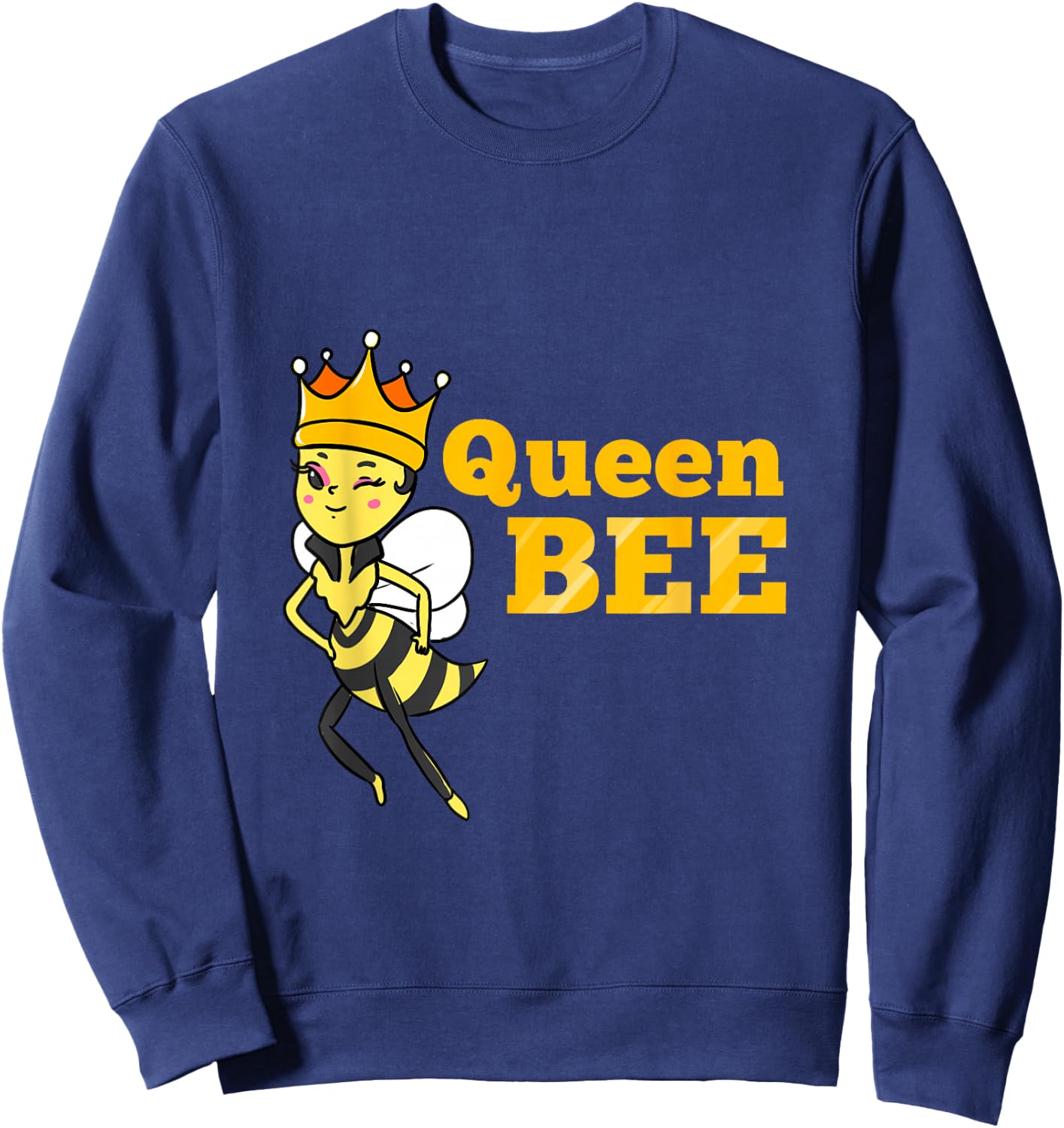 Queen Bee Beekeeping Gift Sweatshirt - Sweatshirt | Navy