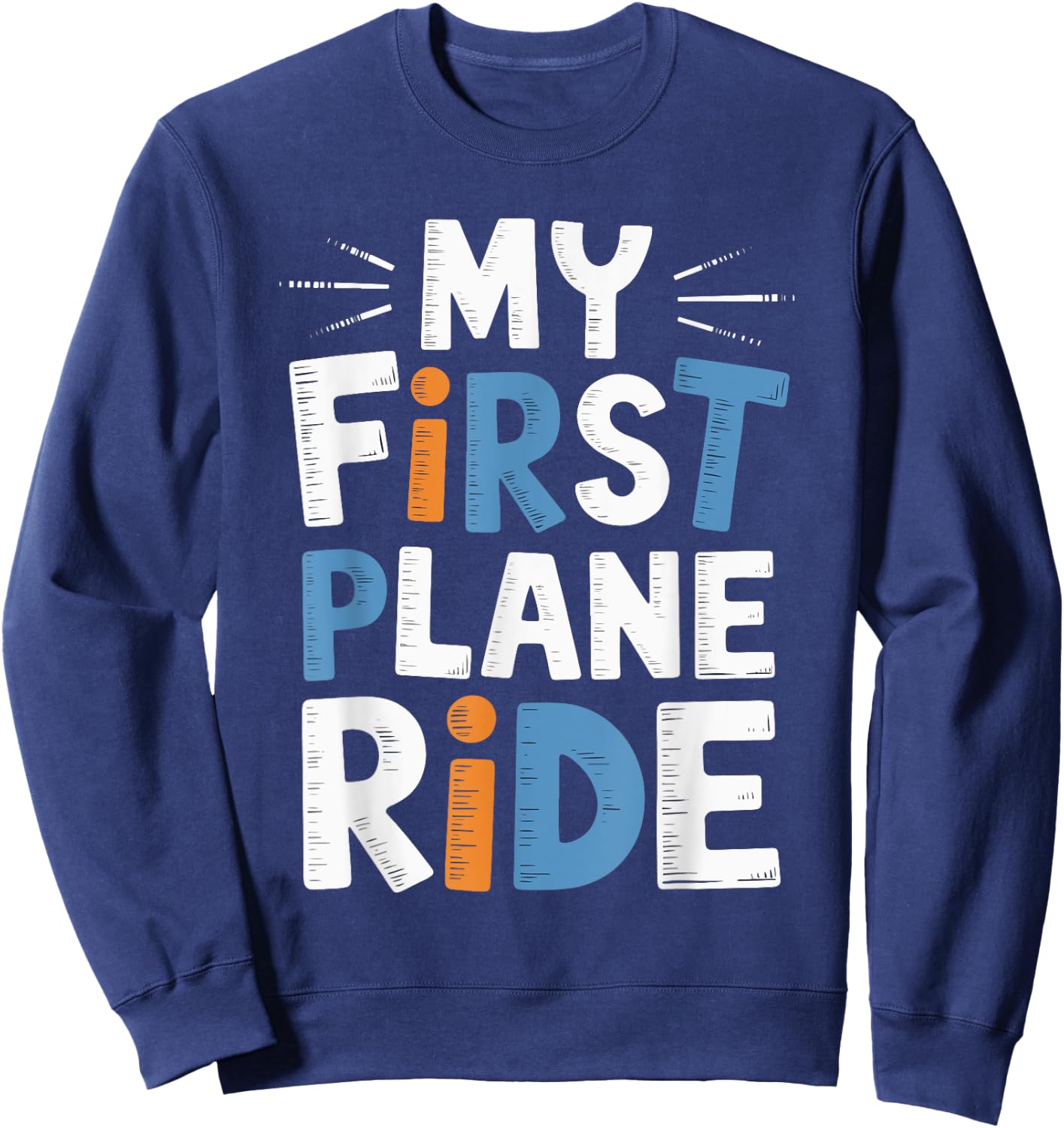 My First Plane Ride Sweatshirt - Sweatshirt | Navy
