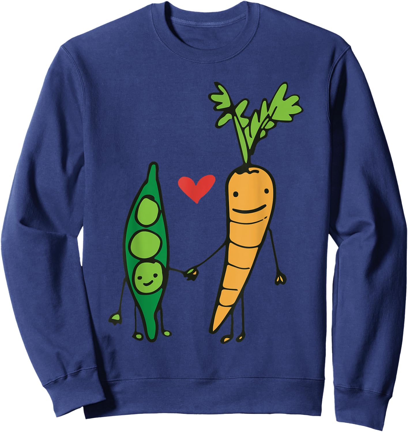 Carrot and Peas Sweatshirt - Sweatshirt | Navy