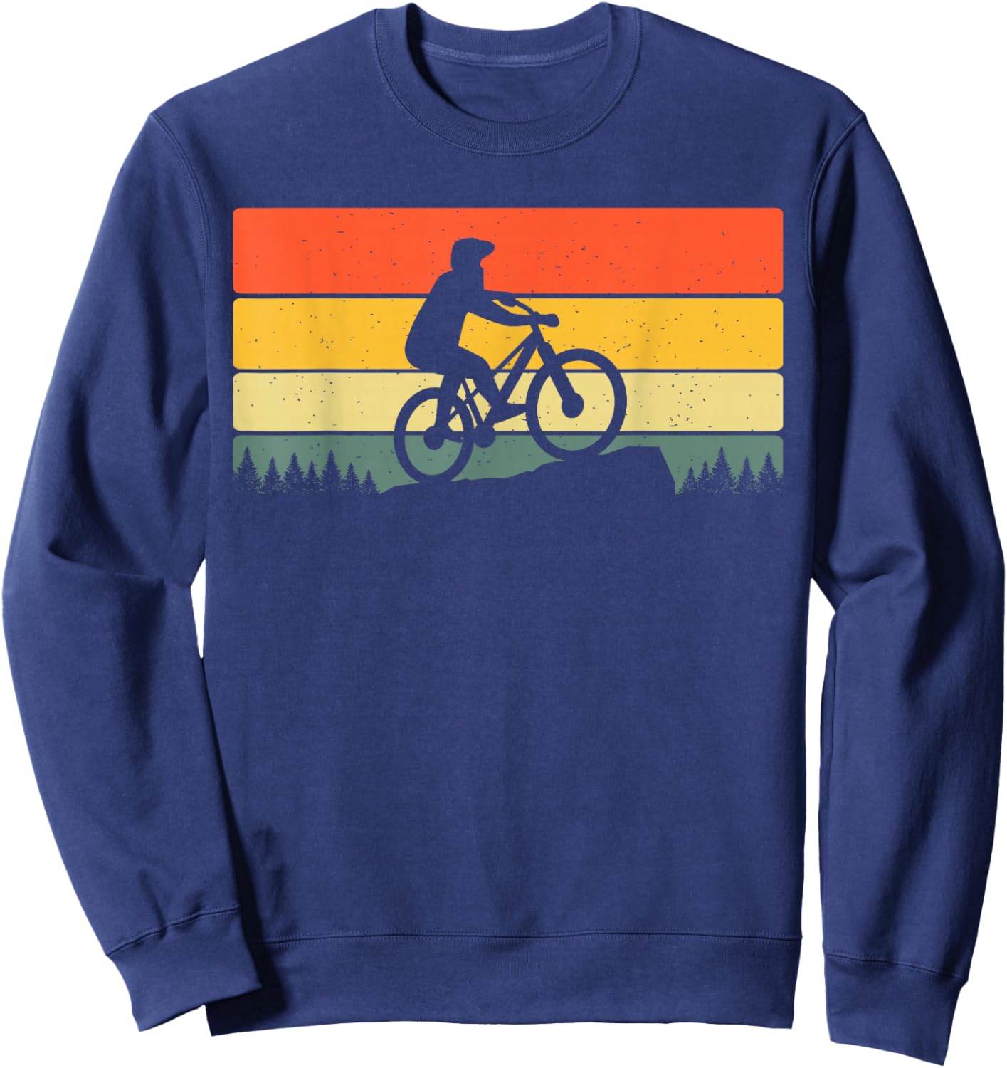 Mountain Bike Design For mountain biking Lover Sweatshirt - Sweatshirt | Navy
