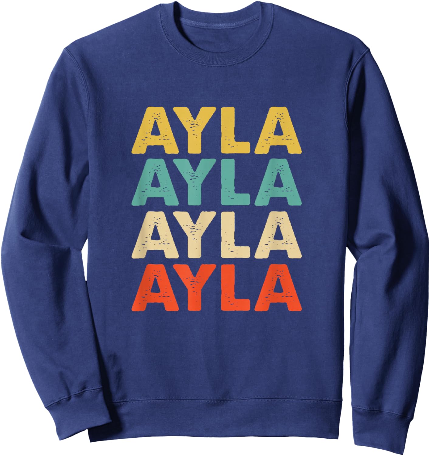 Ayla Name Sweatshirt - Sweatshirt | Navy