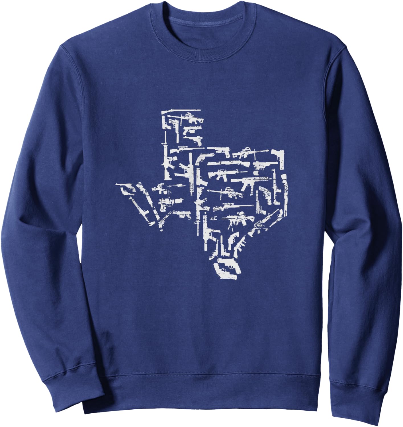Patriotic Texan Guns USA Gift Texas Sweatshirt - Sweatshirt | Navy