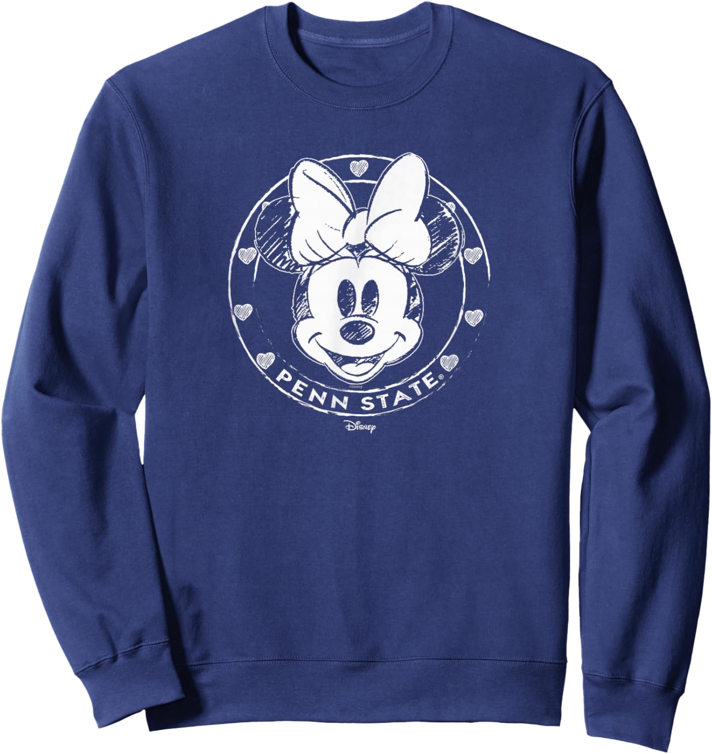 Penn State Nittany Lions Minnie Mouse Sketch Navy Sweatshirt - Sweatshirt | Navy
