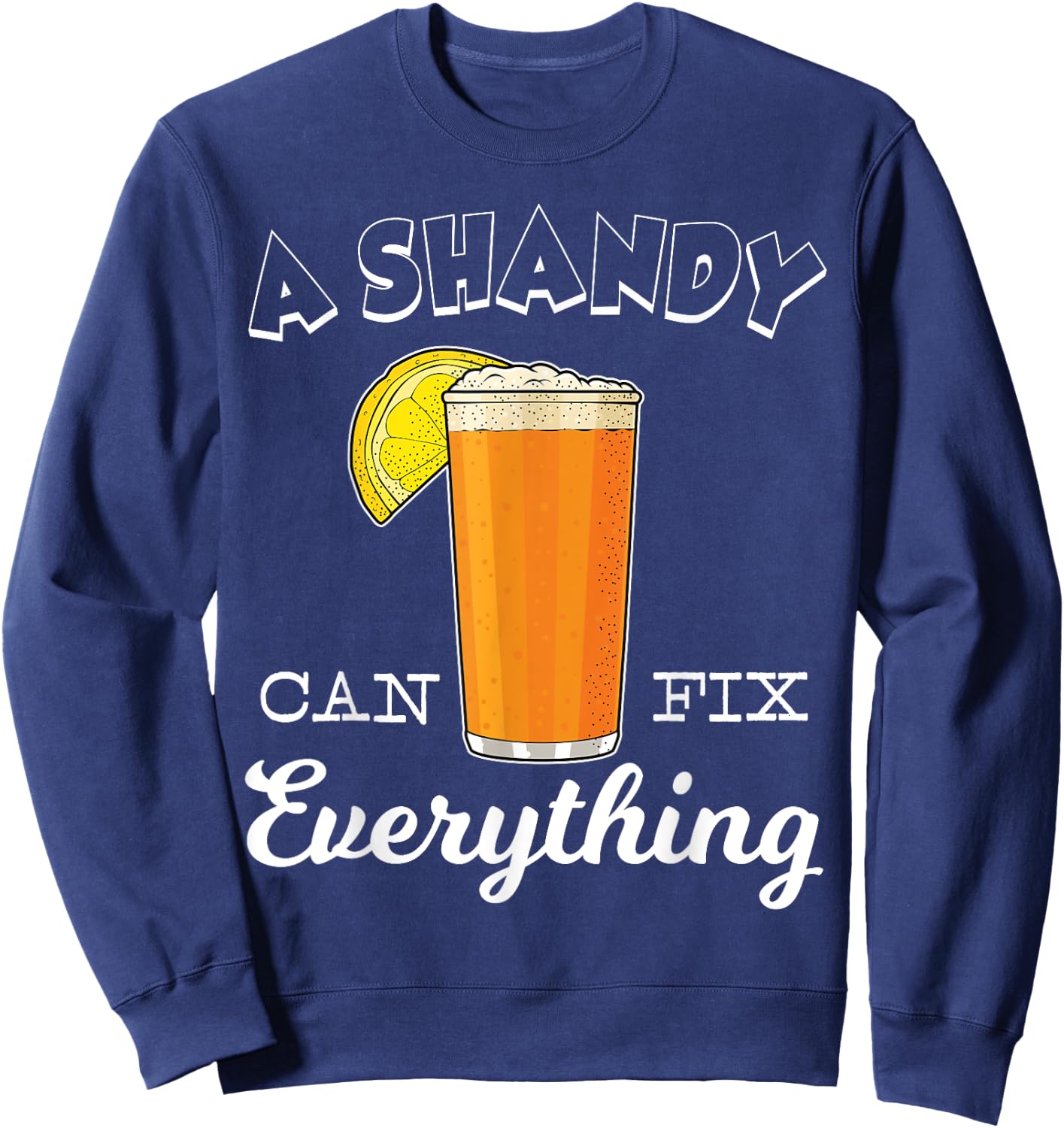 Homebrewing Beer Summer Drink Shandy Sweatshirt - Sweatshirt | Navy