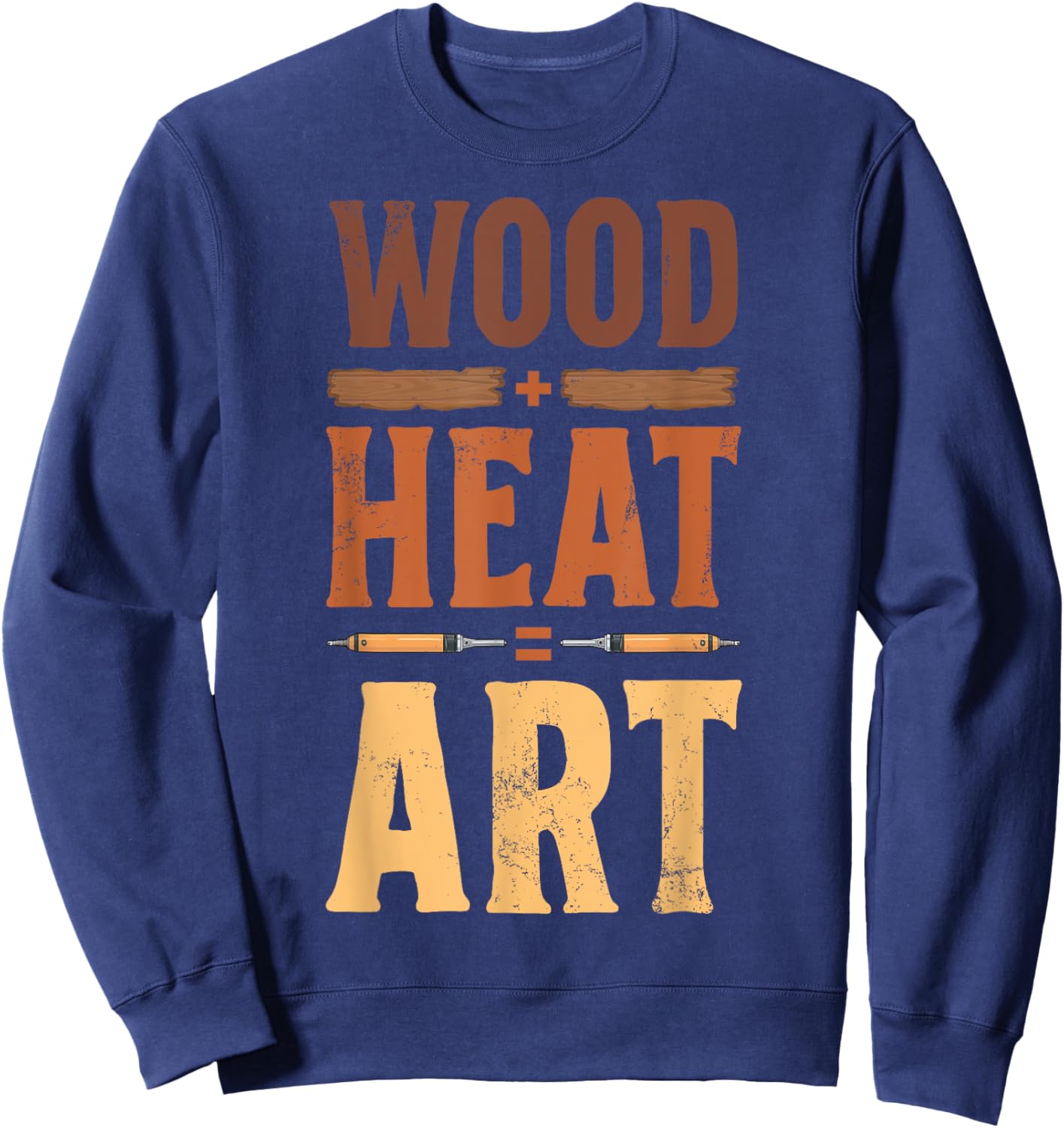 Pyrography and Pyrogravur Sweatshirt - Sweatshirt | Navy