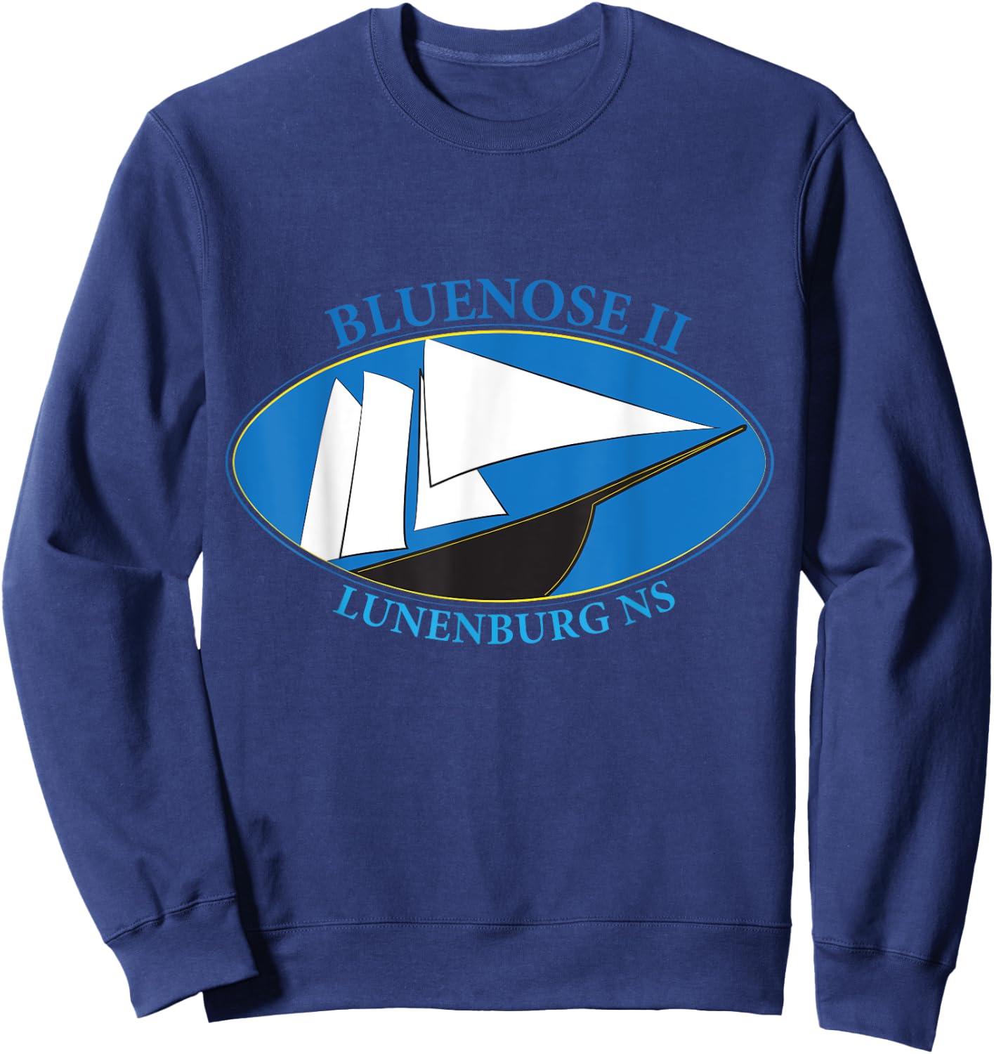 Bluenose II, Lunenburg, Nova Scotia, Canada Sweatshirt - Sweatshirt | Navy