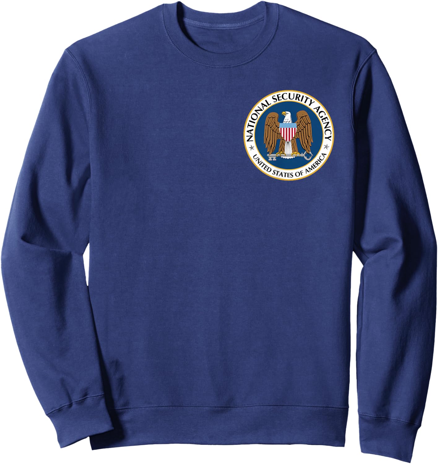 National Security Agency NSA Military Intelligence Spy Eagle Sweatshirt - Sweatshirt | Navy