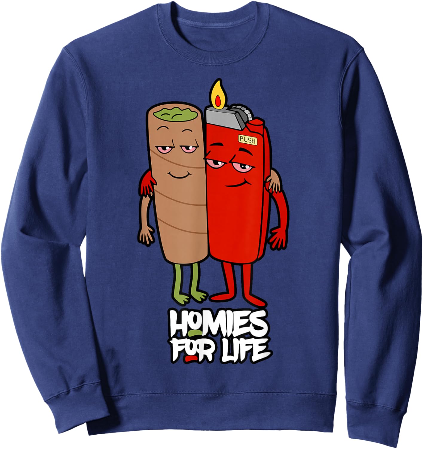 Homies For Life Sweatshirt - Sweatshirt | Navy