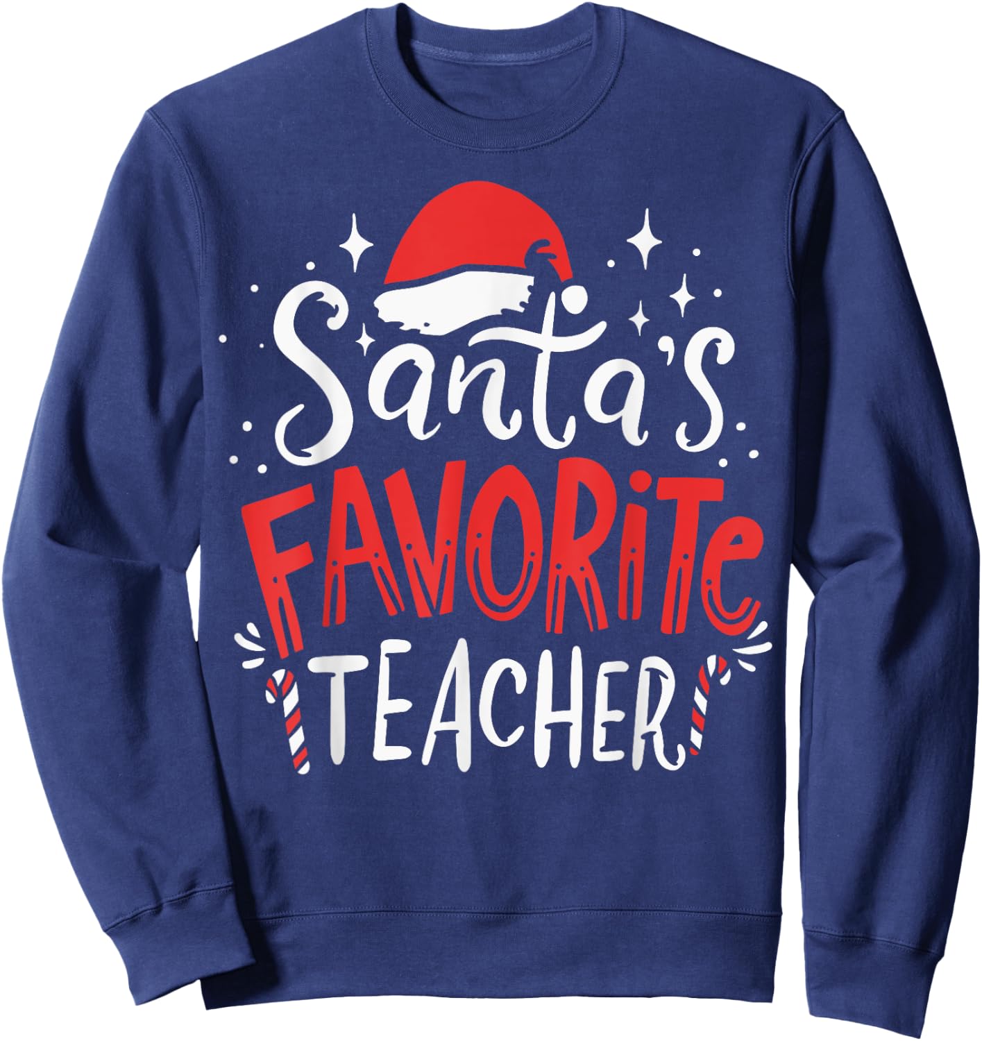 Christmas Teacher Sweatshirt - Sweatshirt | Navy