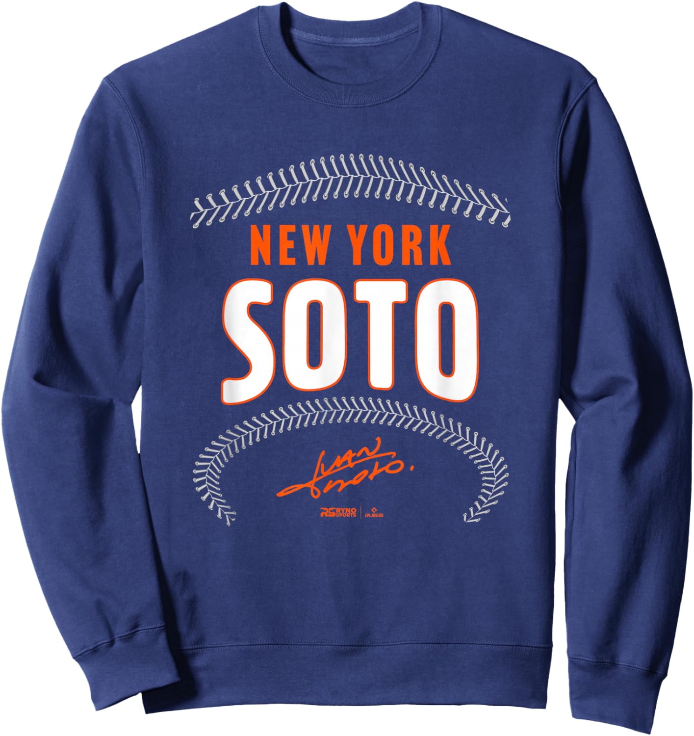 Juan Soto New York Name & Number (Front & Back) Sweatshirt - Sweatshirt | Navy
