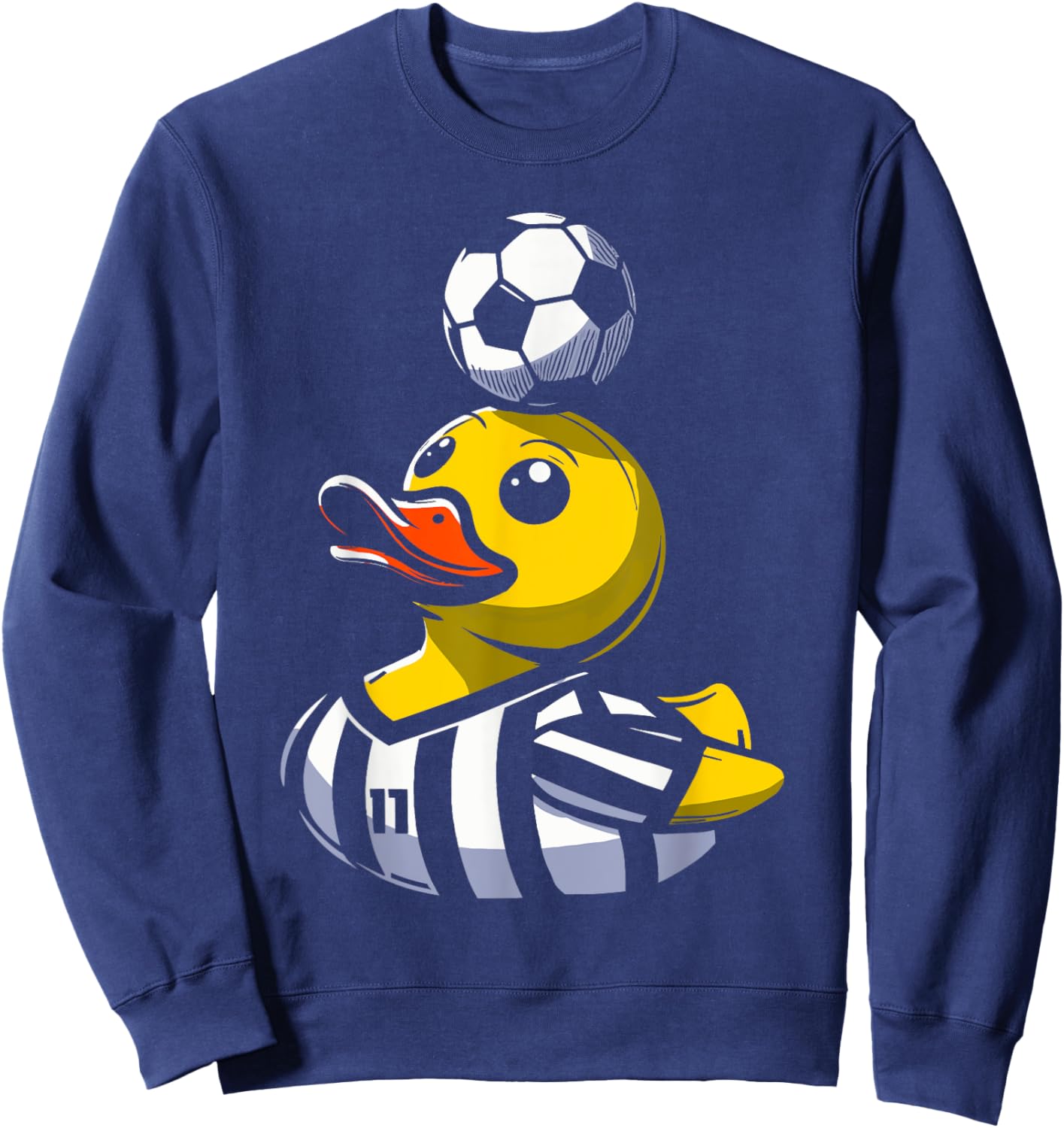 Soccer Rubber Duck Sweatshirt - Sweatshirt | Navy