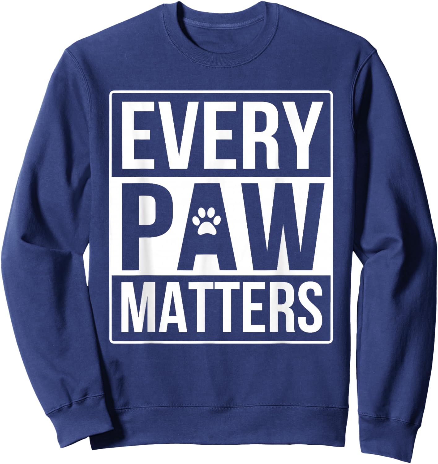 Stop Animal abuse Sweatshirt - Sweatshirt | Navy