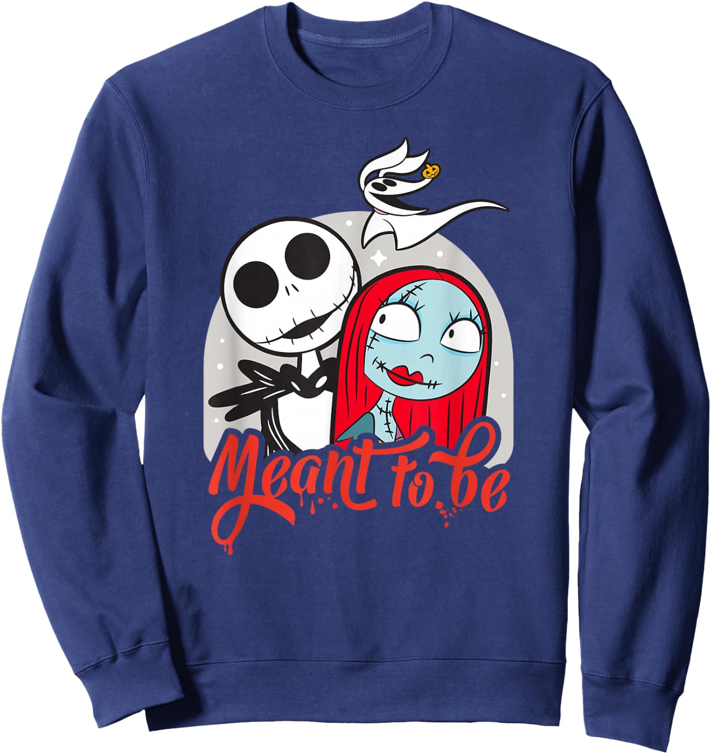 Disney The Nightmare Before Christmas Jack & Sally Sweatshirt - Sweatshirt | Navy