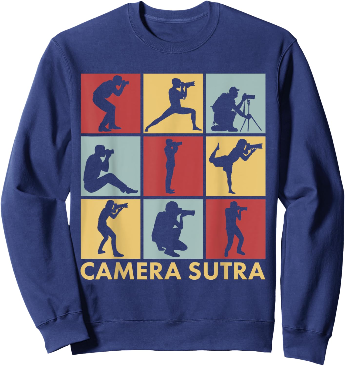Camera Sutra Photographer Photography Camera Sweatshirt - Sweatshirt | Navy