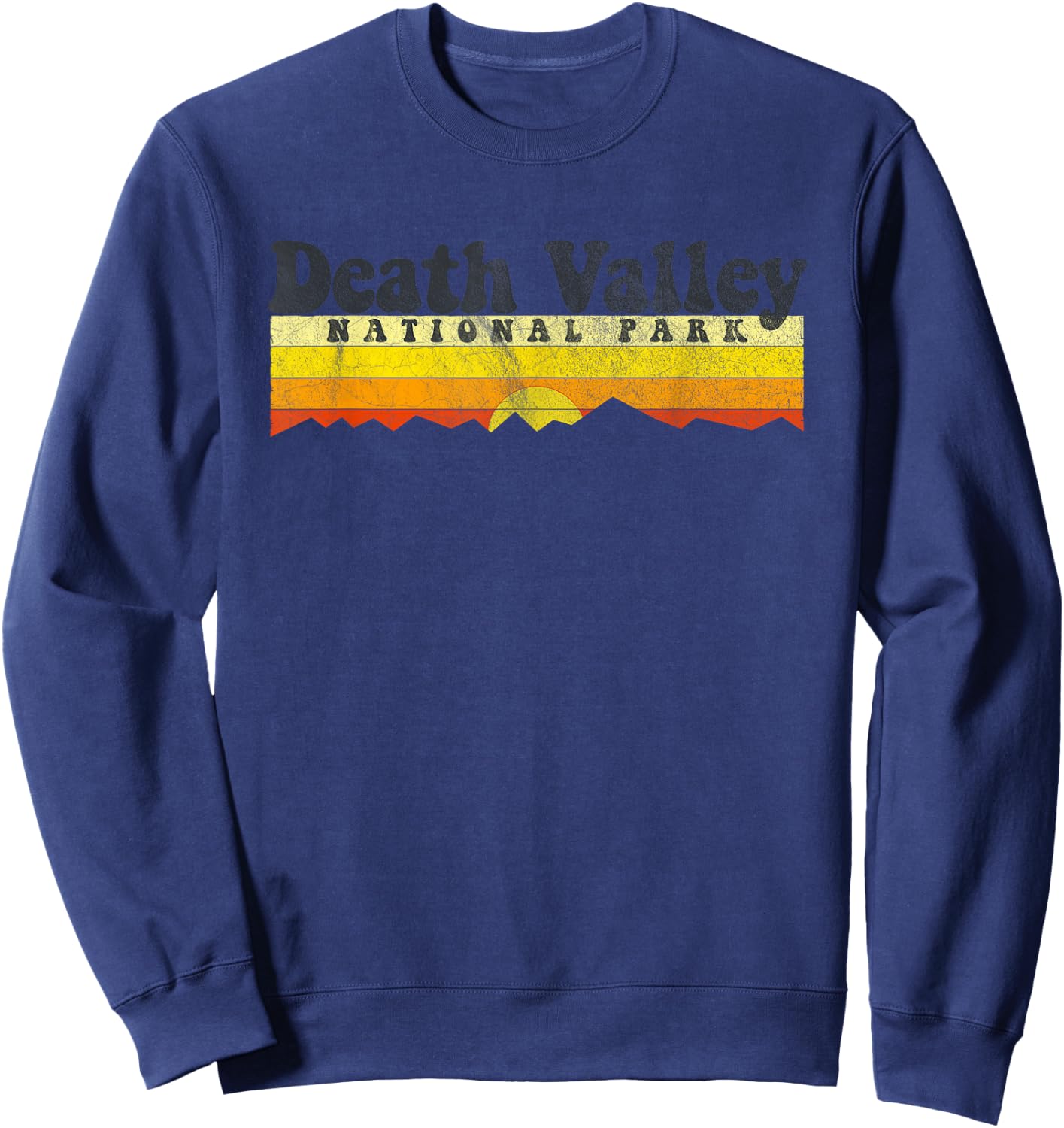 Vintage Death Valley National Park Retro Sweatshirt - Sweatshirt | Navy