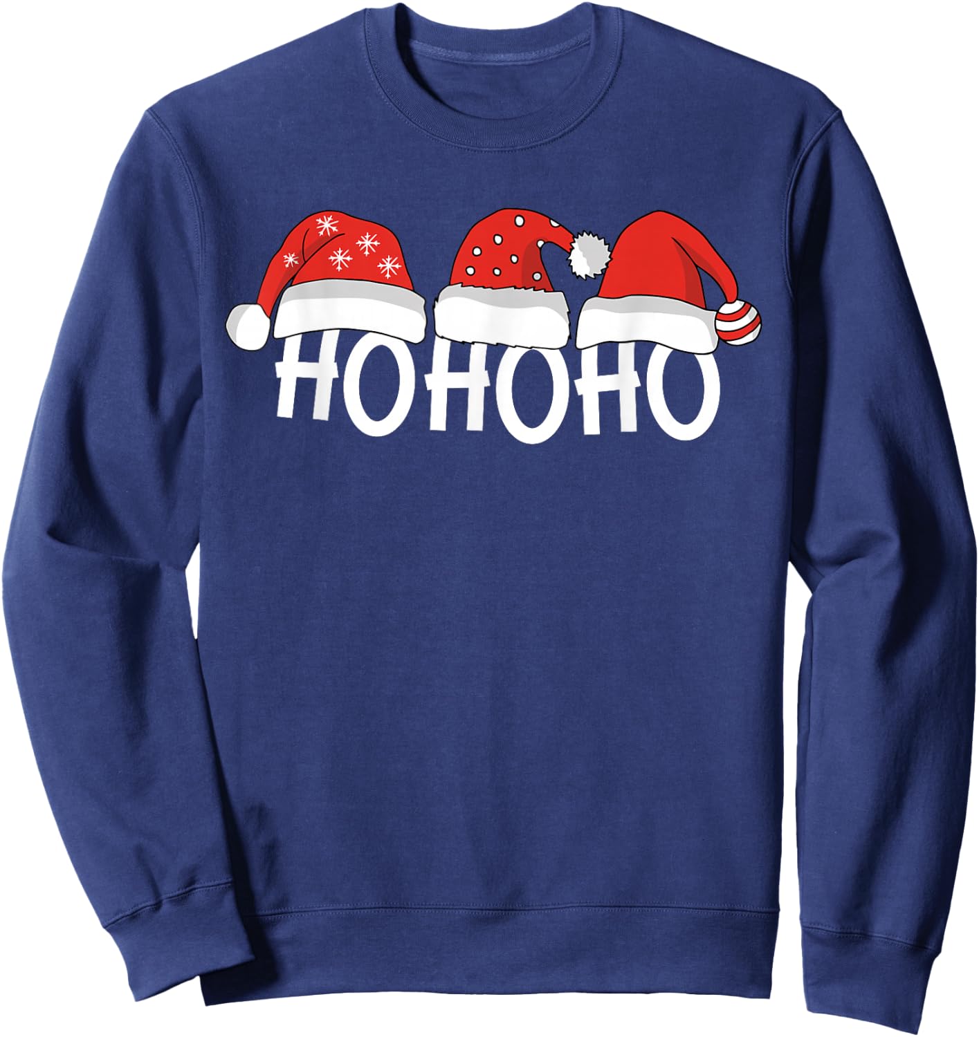 Ho Ho Ho Christmas Sweatshirt - Sweatshirt | Navy