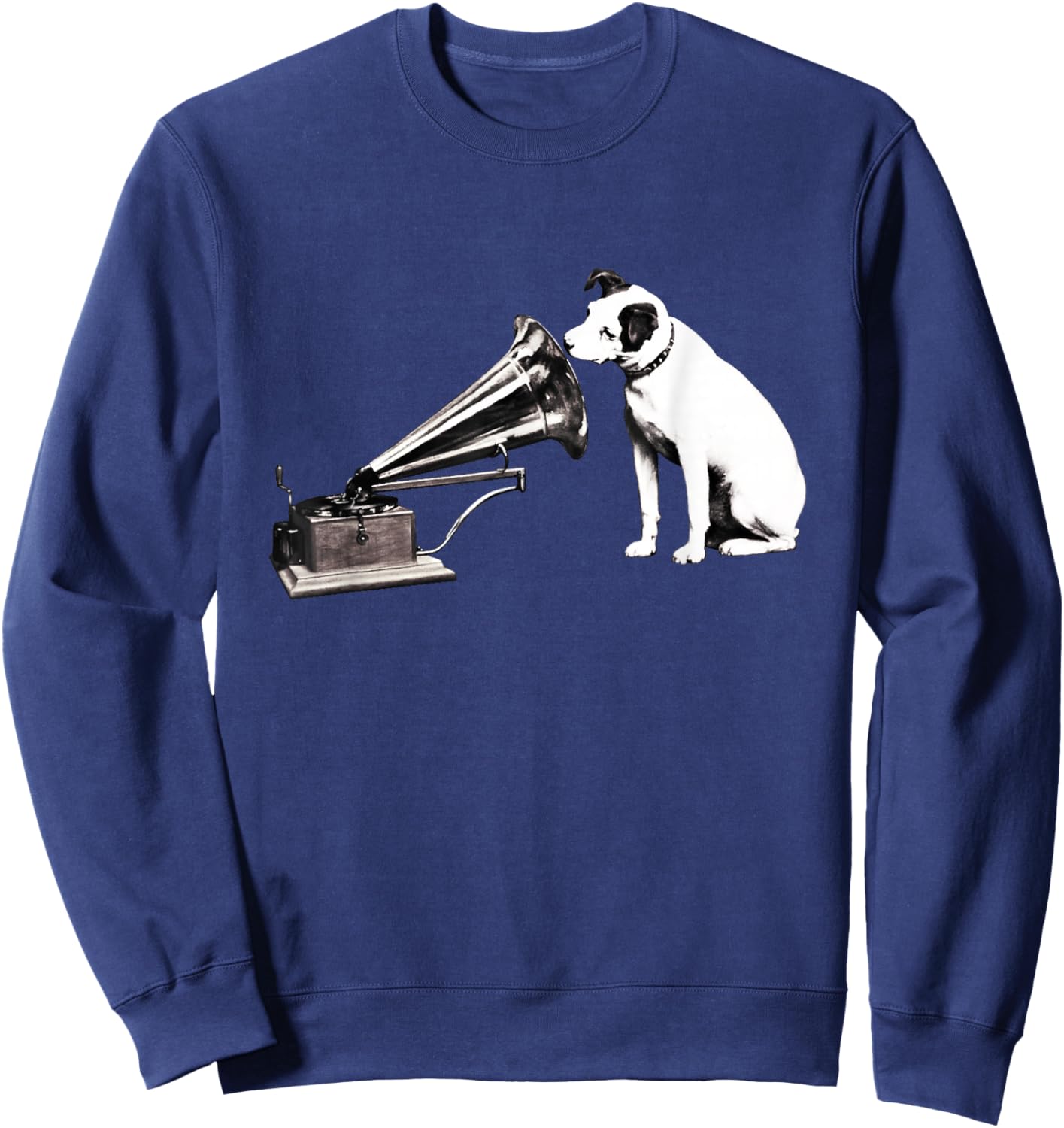 Voice of His Master Painting Sweatshirt - Sweatshirt | Navy