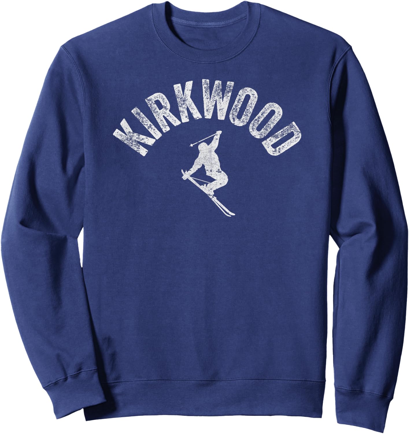 Ski Kirkwood CA Vintage Skiing Cool Kirkwood California Ski Sweatshirt - Sweatshirt | Navy