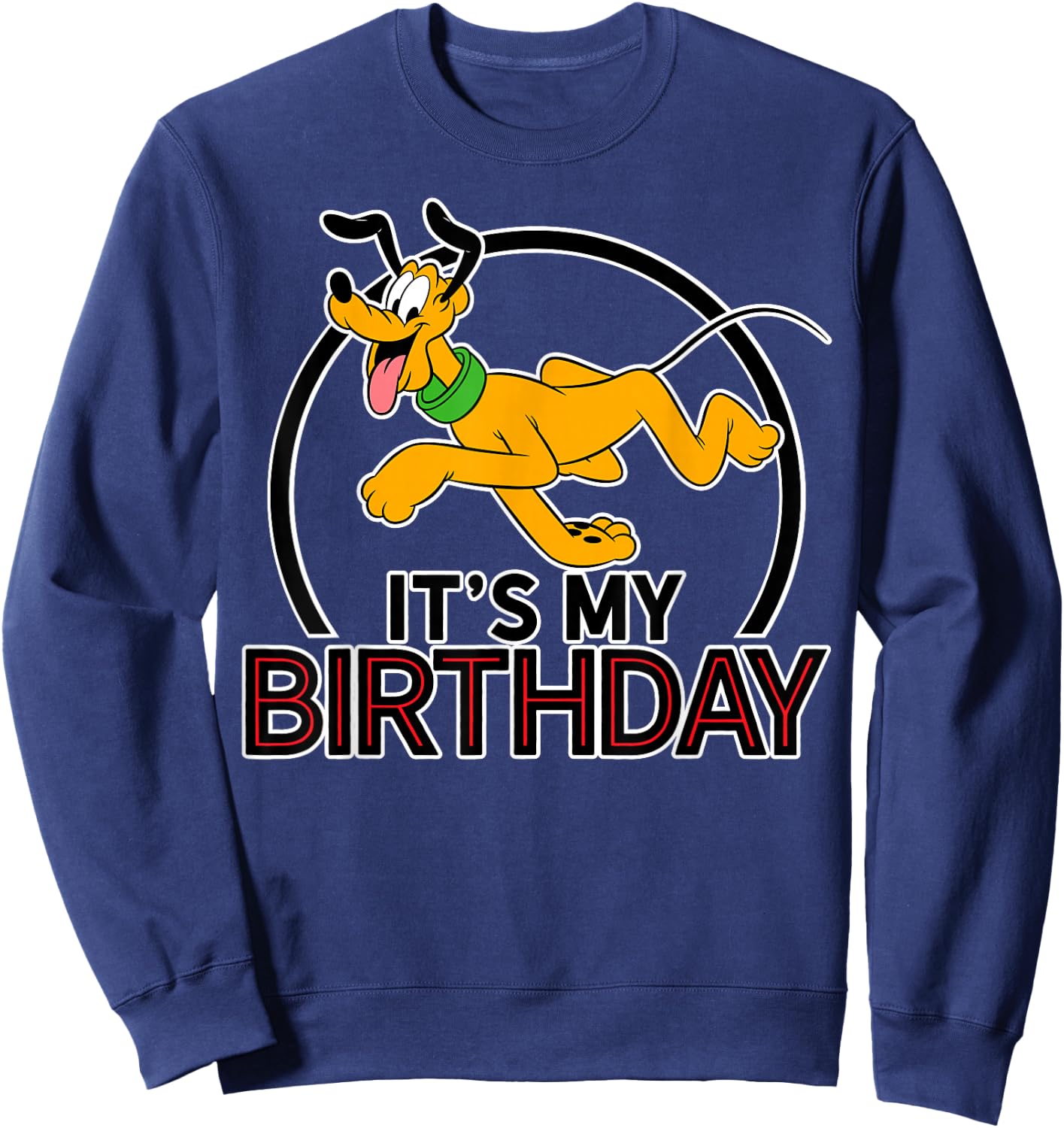 Pluto - Birthday Sweatshirt - Sweatshirt | Navy
