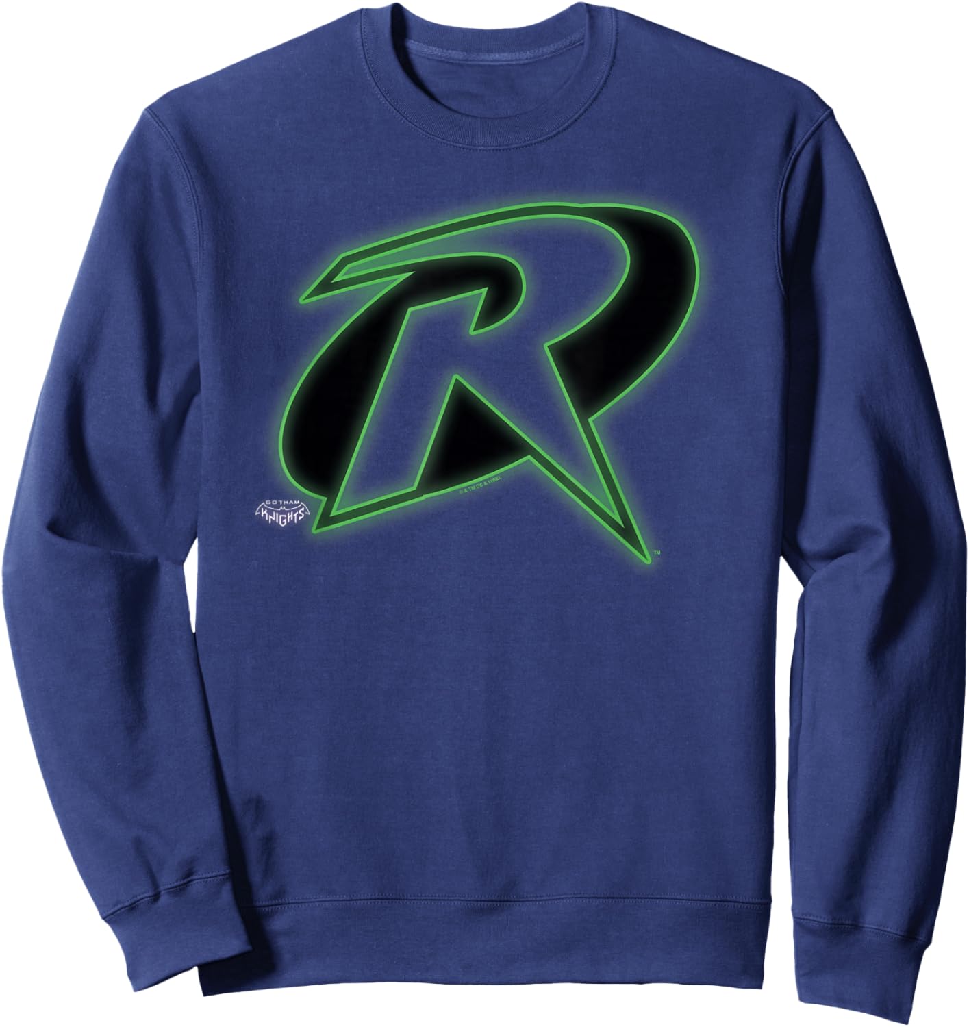 Gotham Knight Robin Logo Sweatshirt - Sweatshirt | Navy