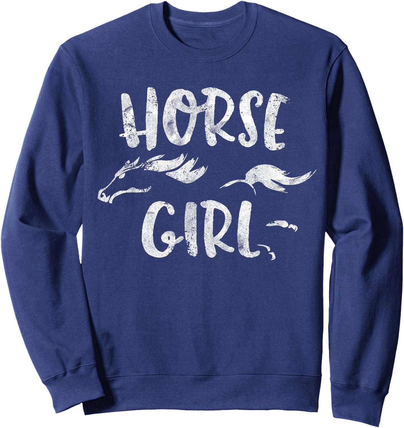 Horse Girl Horseback Riding Equestrian Lover Gifts Sweatshirt - Sweatshirt | Navy