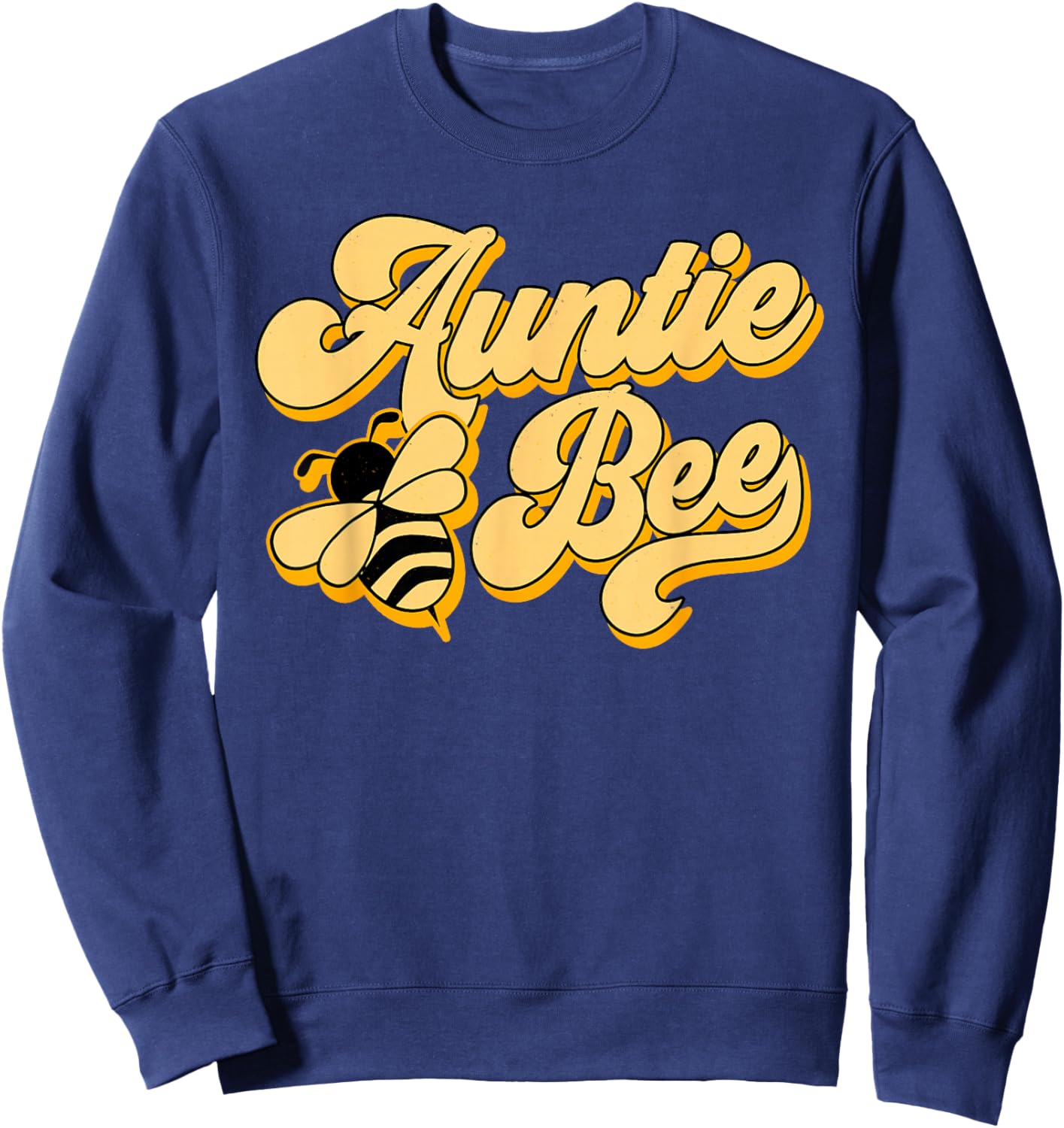Auntie Bee 1st Birthday Outfit For Beekeeper Aunty Women Sweatshirt - Sweatshirt | Navy