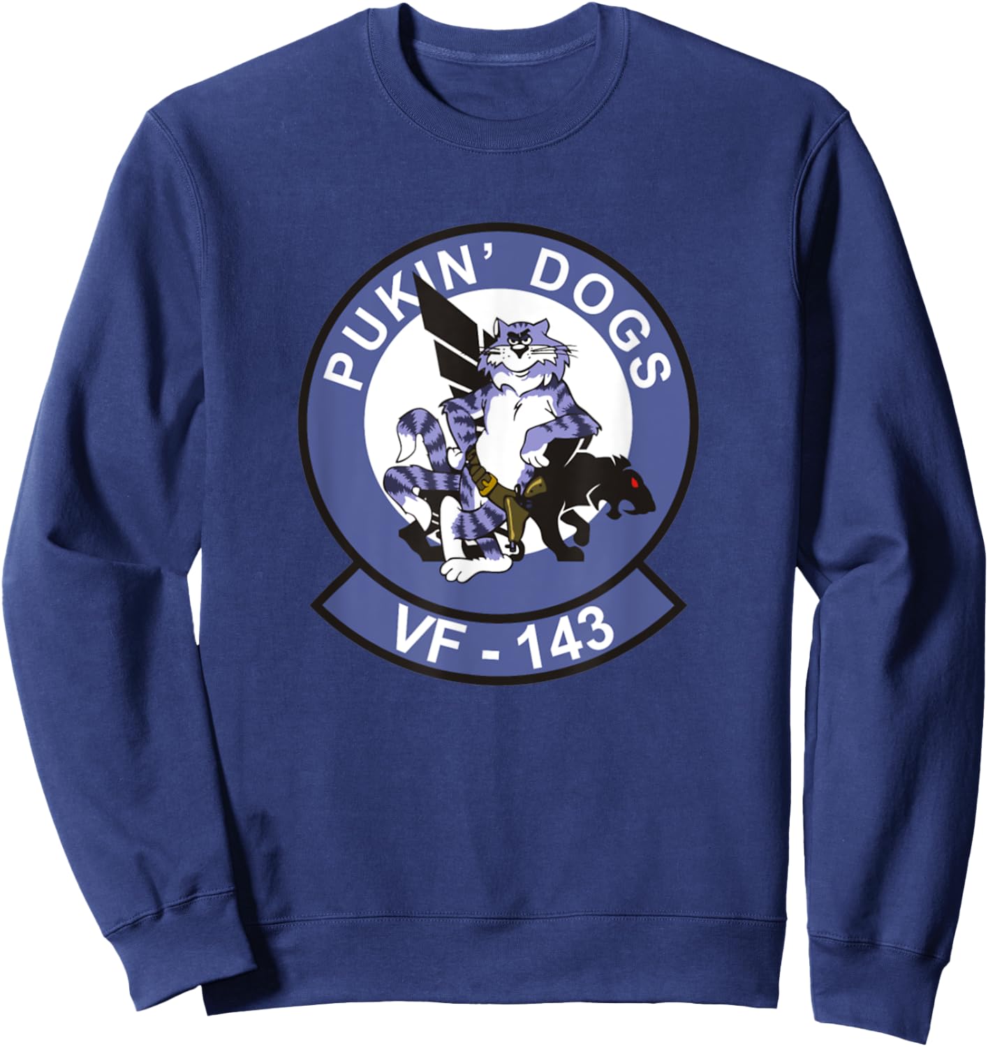 Pukin Dogs VF-143 Hornet Squadron Sweatshirt - Sweatshirt | Navy