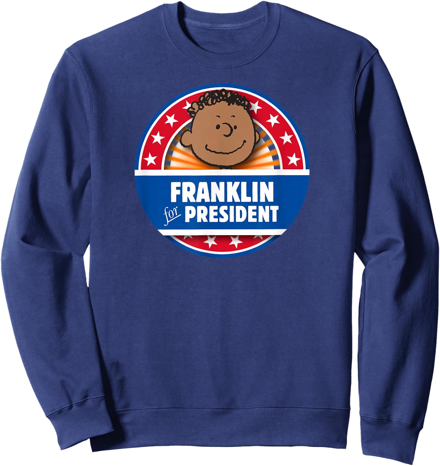 Peanuts Franklin for President Sweatshirt - Sweatshirt | Navy