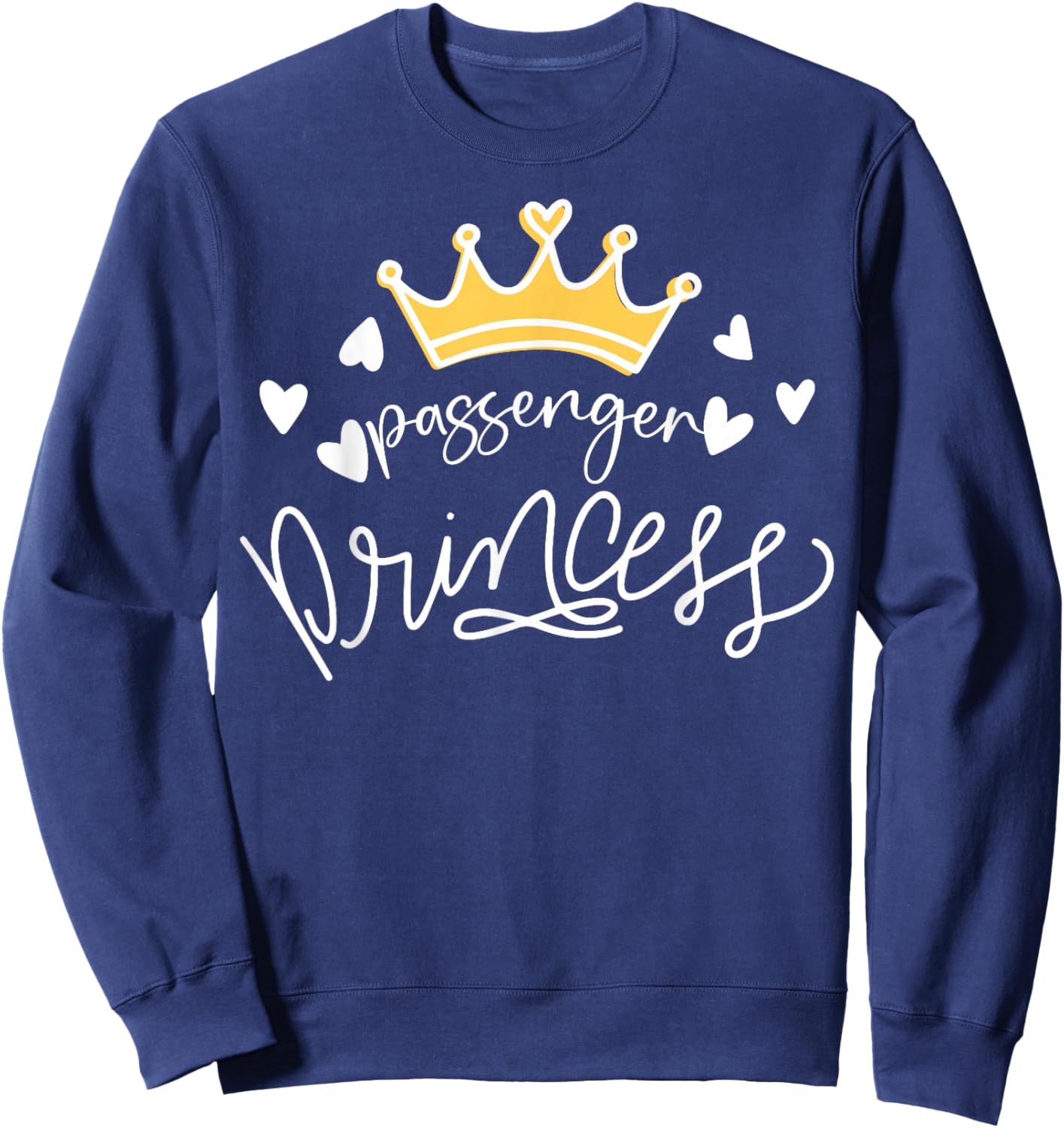 Funny Passenger Princess Sweatshirt - Sweatshirt | Navy