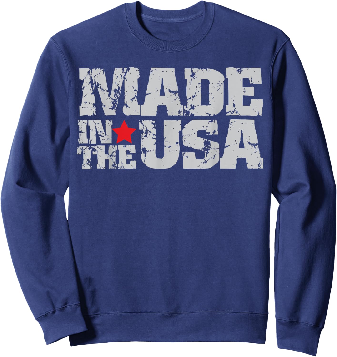 Made in the USA, Proud Born in the USA Sweatshirt - Sweatshirt | Navy
