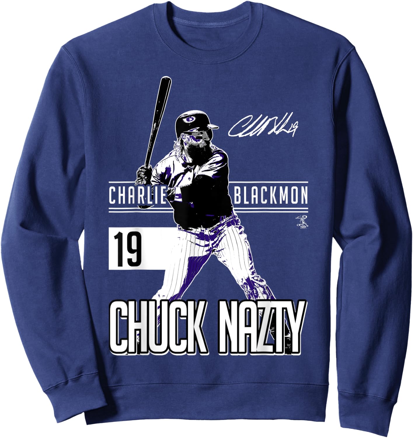 Charlie Blackmon - Apparel Sweatshirt - Sweatshirt | Navy
