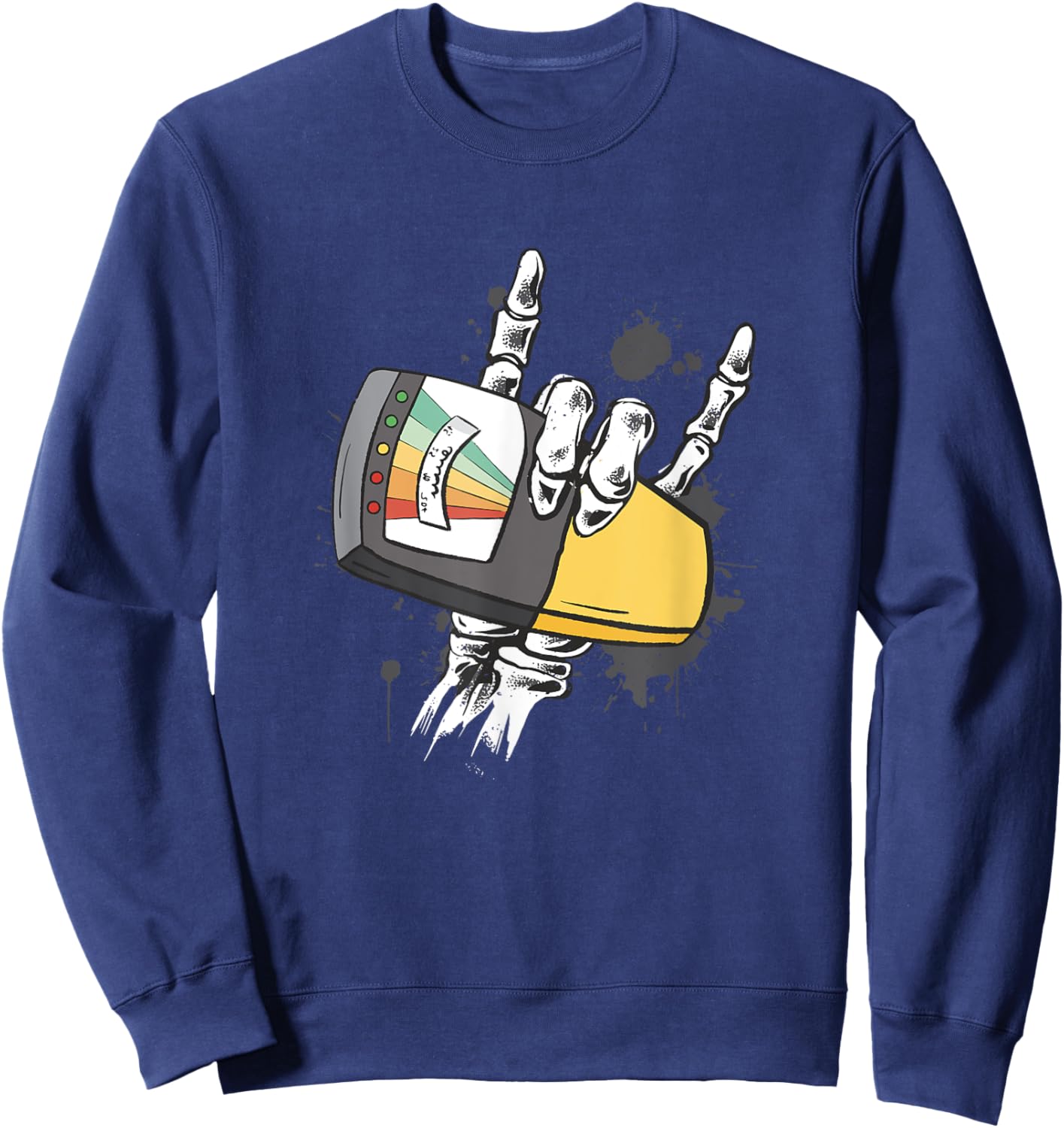 Ghost Hunting EVP Humor Sweatshirt - Sweatshirt | Navy