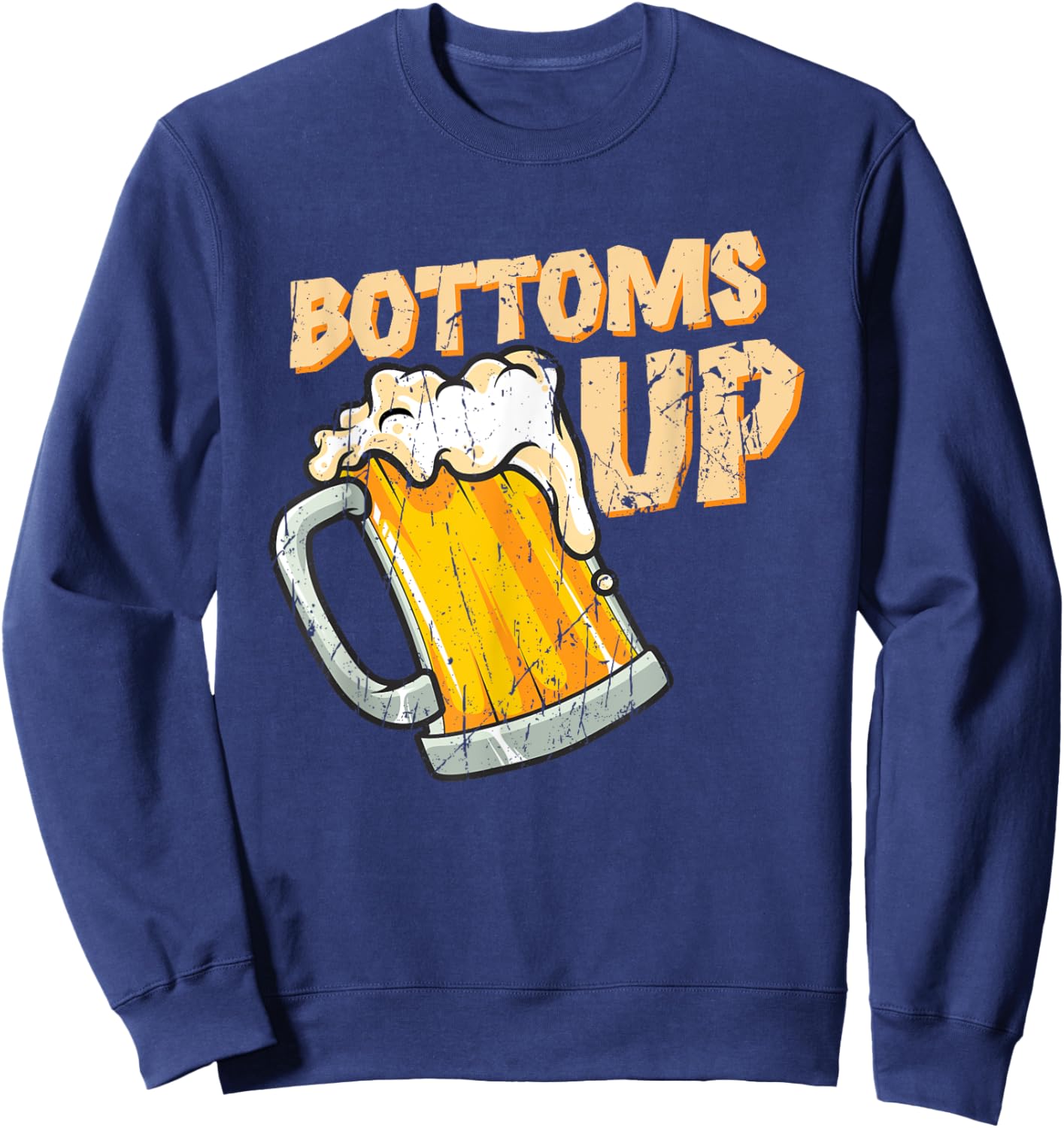 Bottoms up - Drinking Sweatshirt - Sweatshirt | Navy