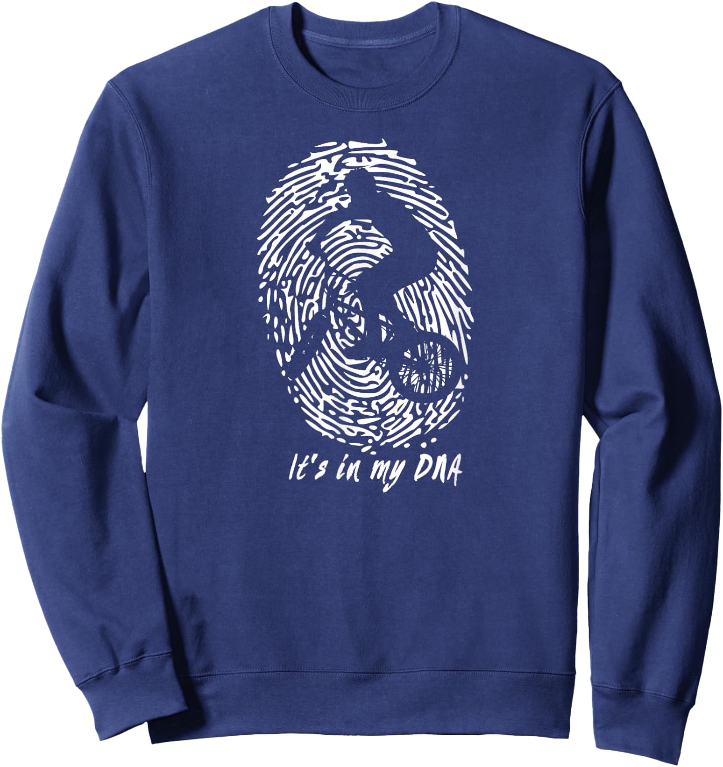 BMX - It's in my DNA - BMX Rider Sweatshirt - Sweatshirt | Navy