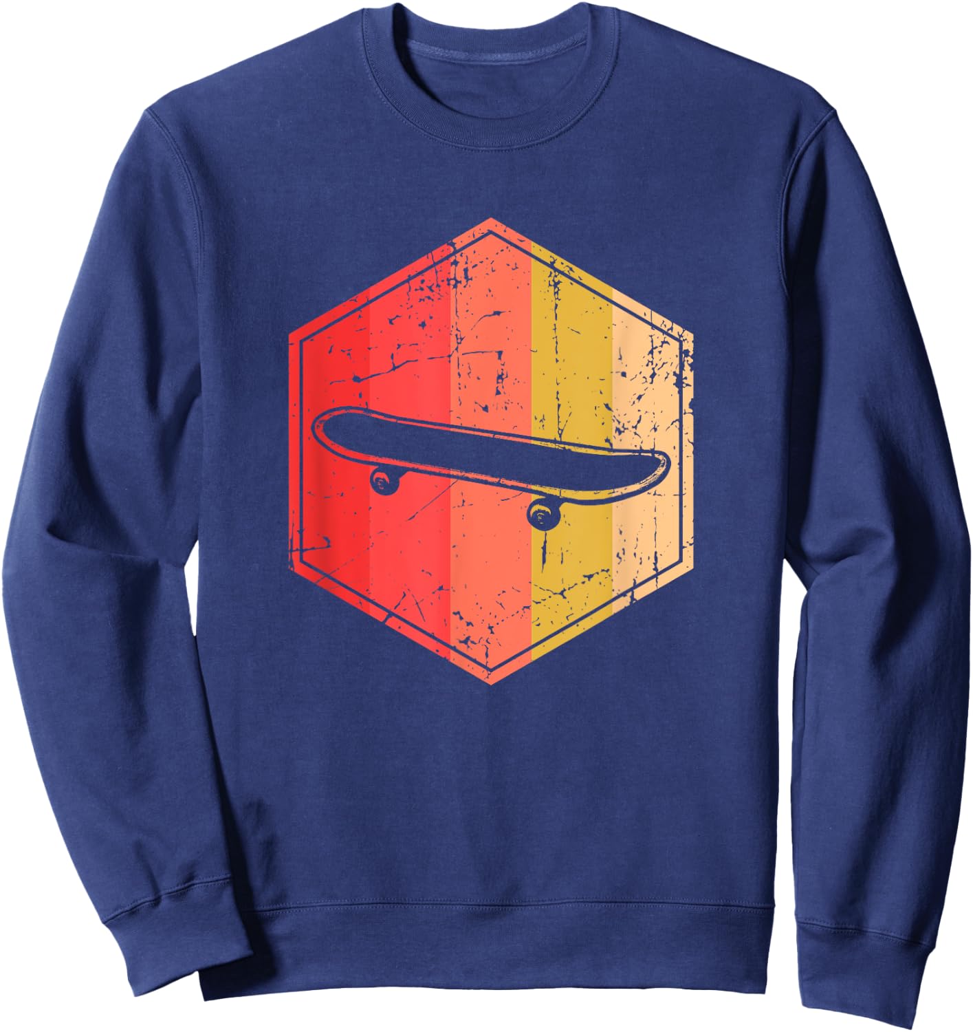 Skate Clothing Vintage Skateboard Kids Sweatshirt - Sweatshirt | Navy