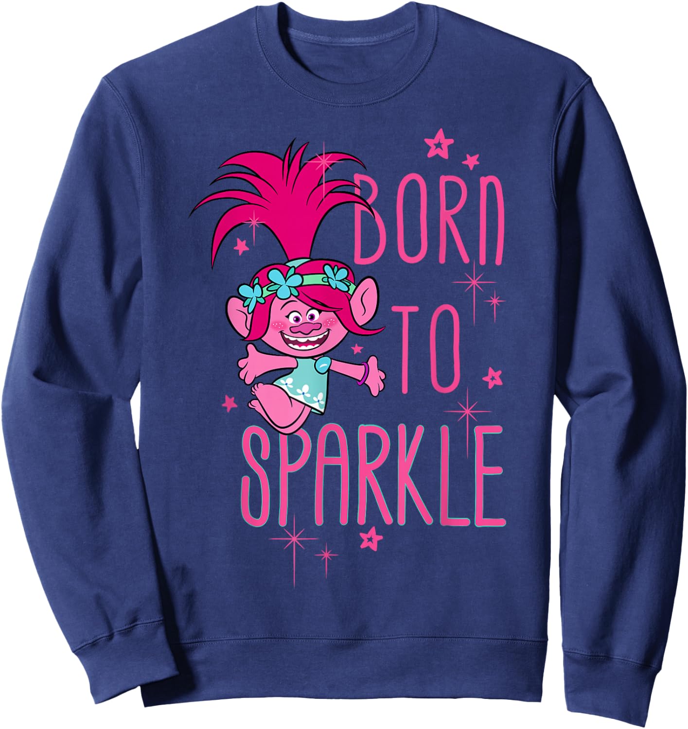 DreamWorks Trolls Born to Sparkle Sweatshirt - Sweatshirt | Navy