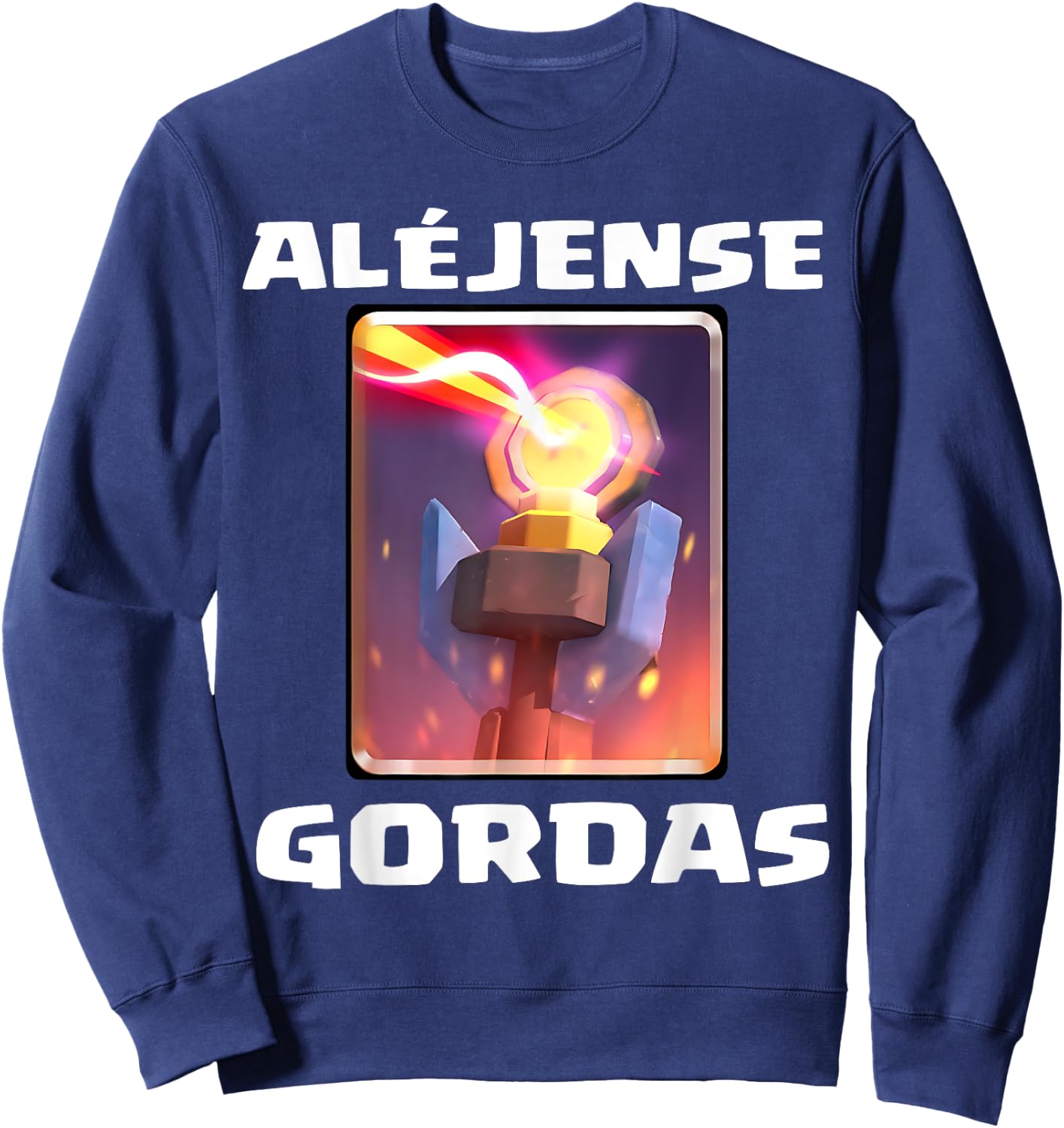 Alejense gordas playera Sweatshirt - Sweatshirt | Navy