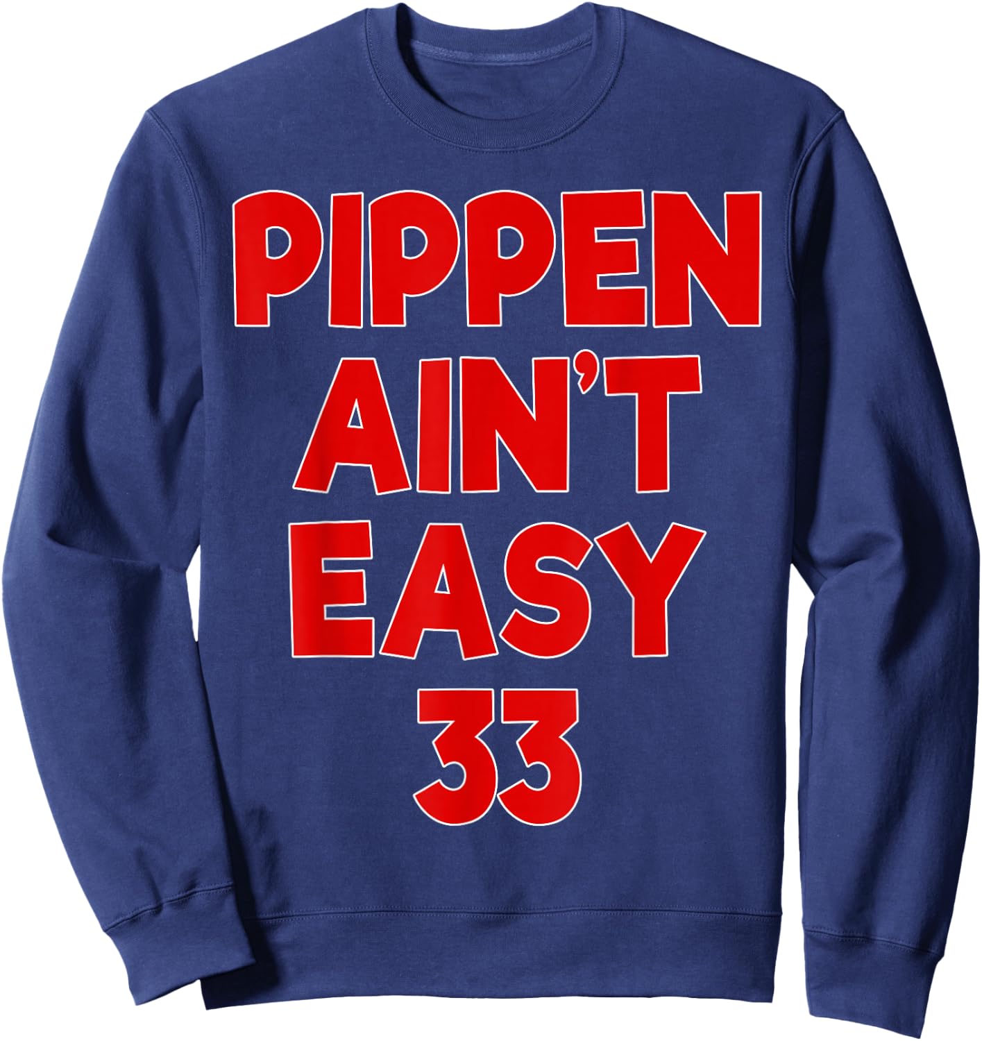 Pimping Pippen Funny Gift Black Adult Men's Modern Casual Sports Sweatshirt - Sweatshirt | Navy