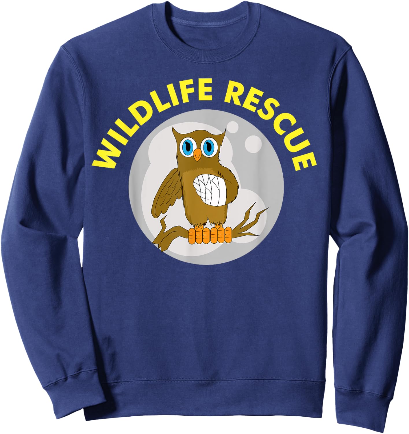 WILDLIFE ANIMAL RESCUE | Animal rights Sweatshirt - Sweatshirt | Navy