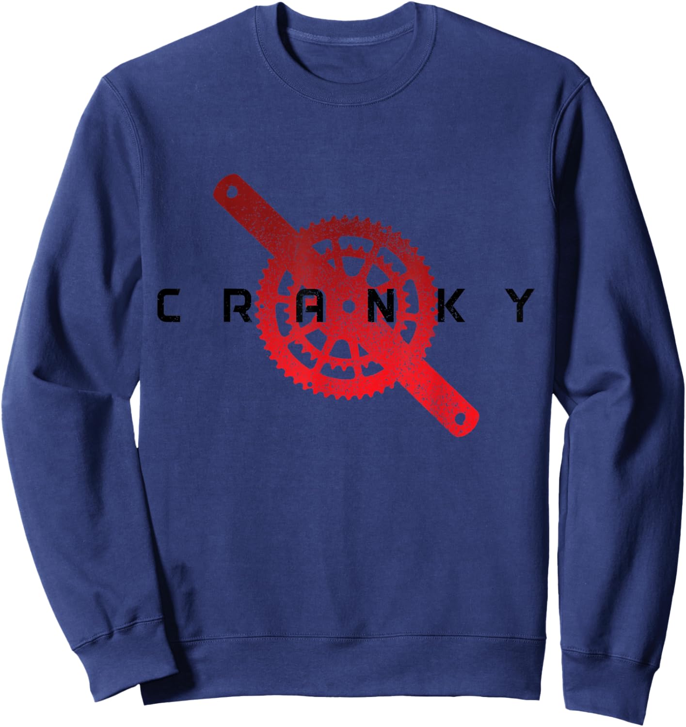 Cycling Cranky Mountain Bike Biker MTB Bicycle BMX Cyclist Sweatshirt - Sweatshirt | Navy