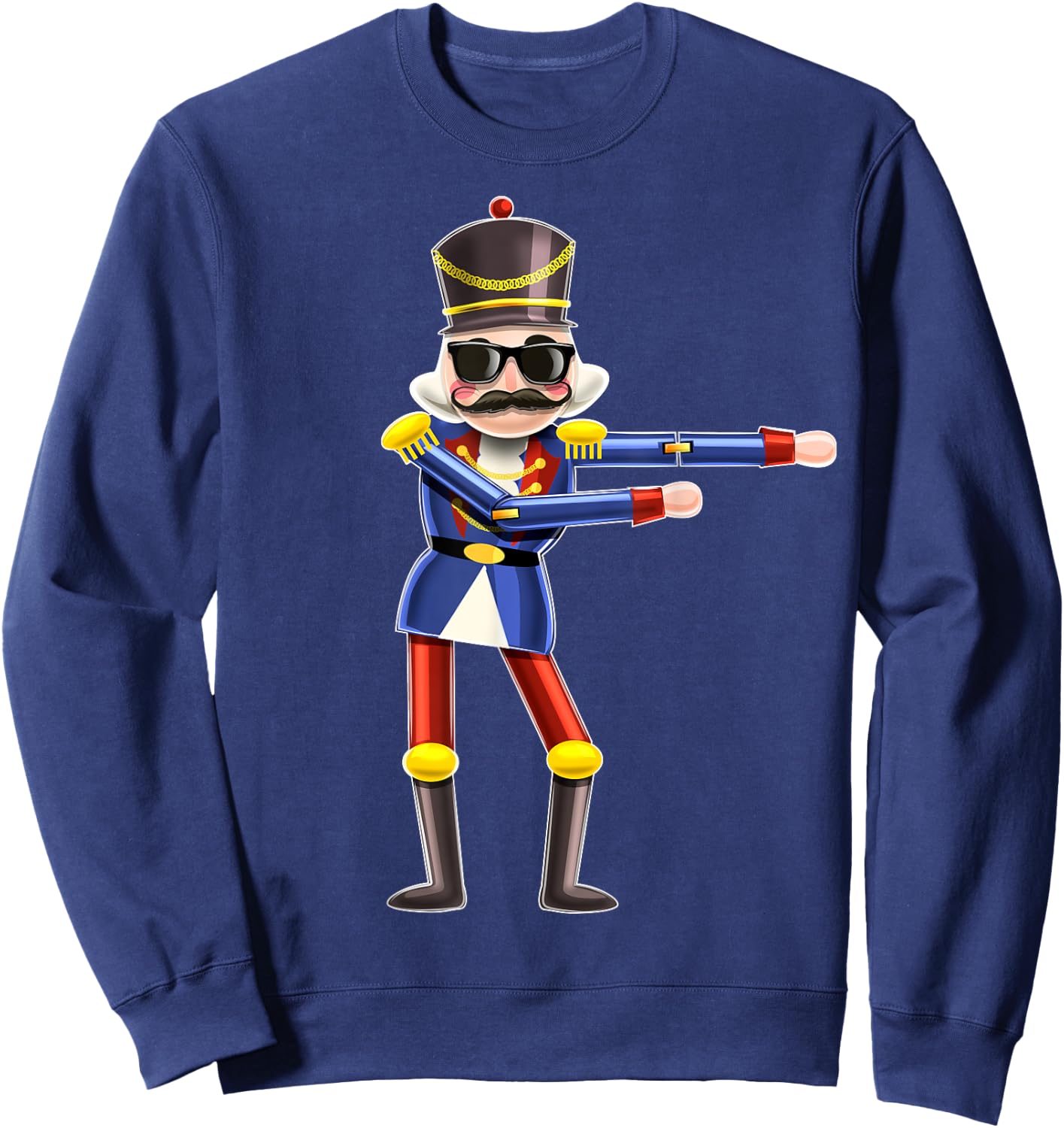 Flossing Nutcracker Shirt Nutcracker Christmas Gift Kids Sweatshirt - Sweatshirt | Navy