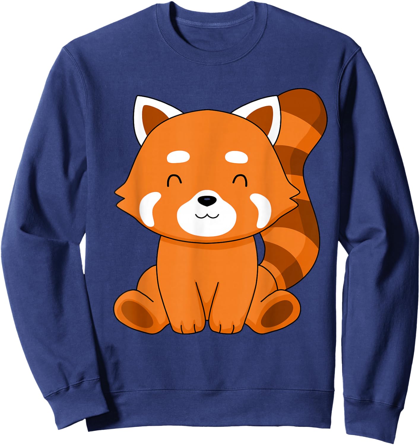 Red Panda Kids Kawaii Red Panda Gifts Women Red Panda Sweatshirt - Sweatshirt | Navy