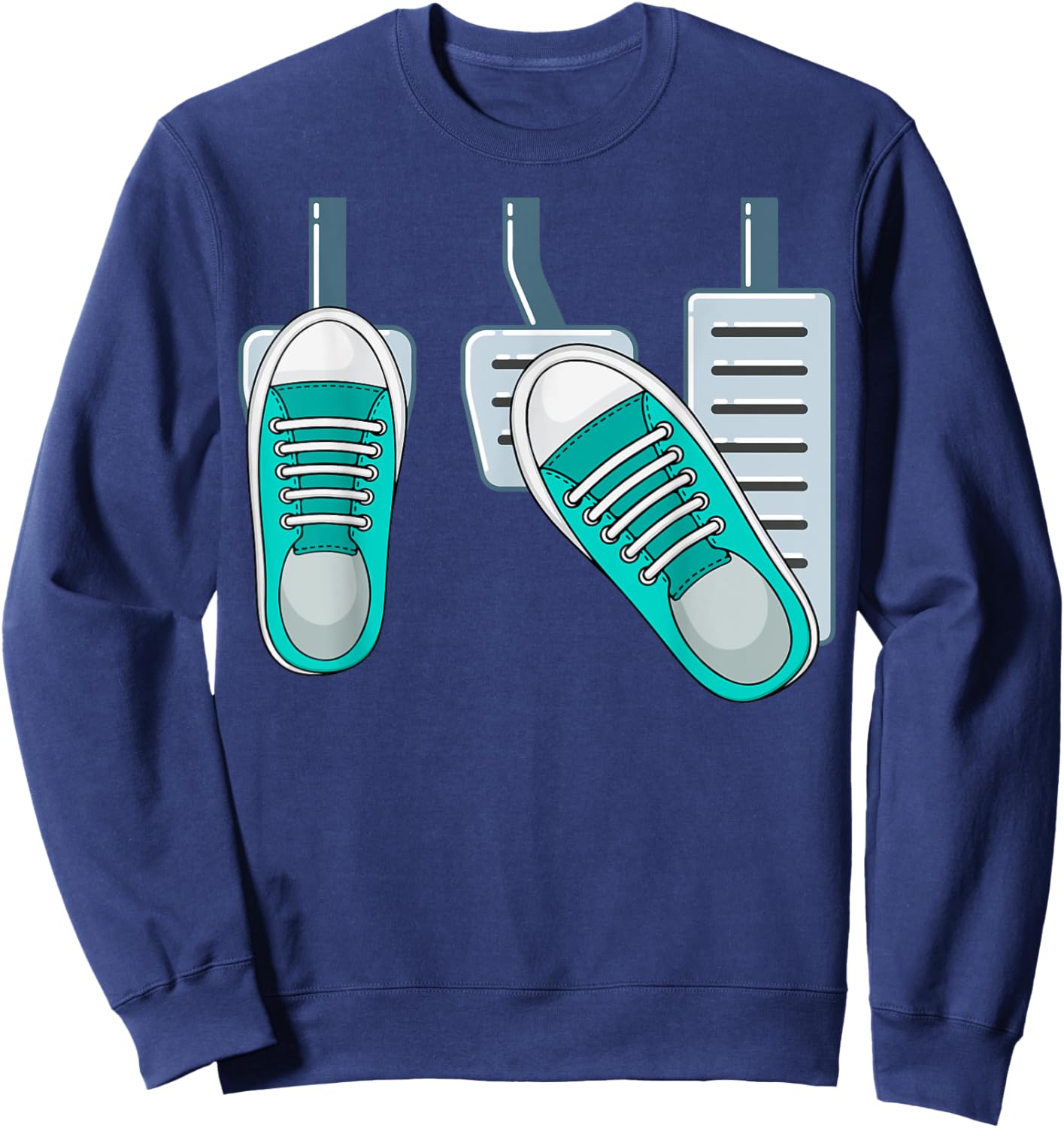 Save The Stick Funny Manual Transmission Three Pedals Car Sweatshirt - Sweatshirt | Navy
