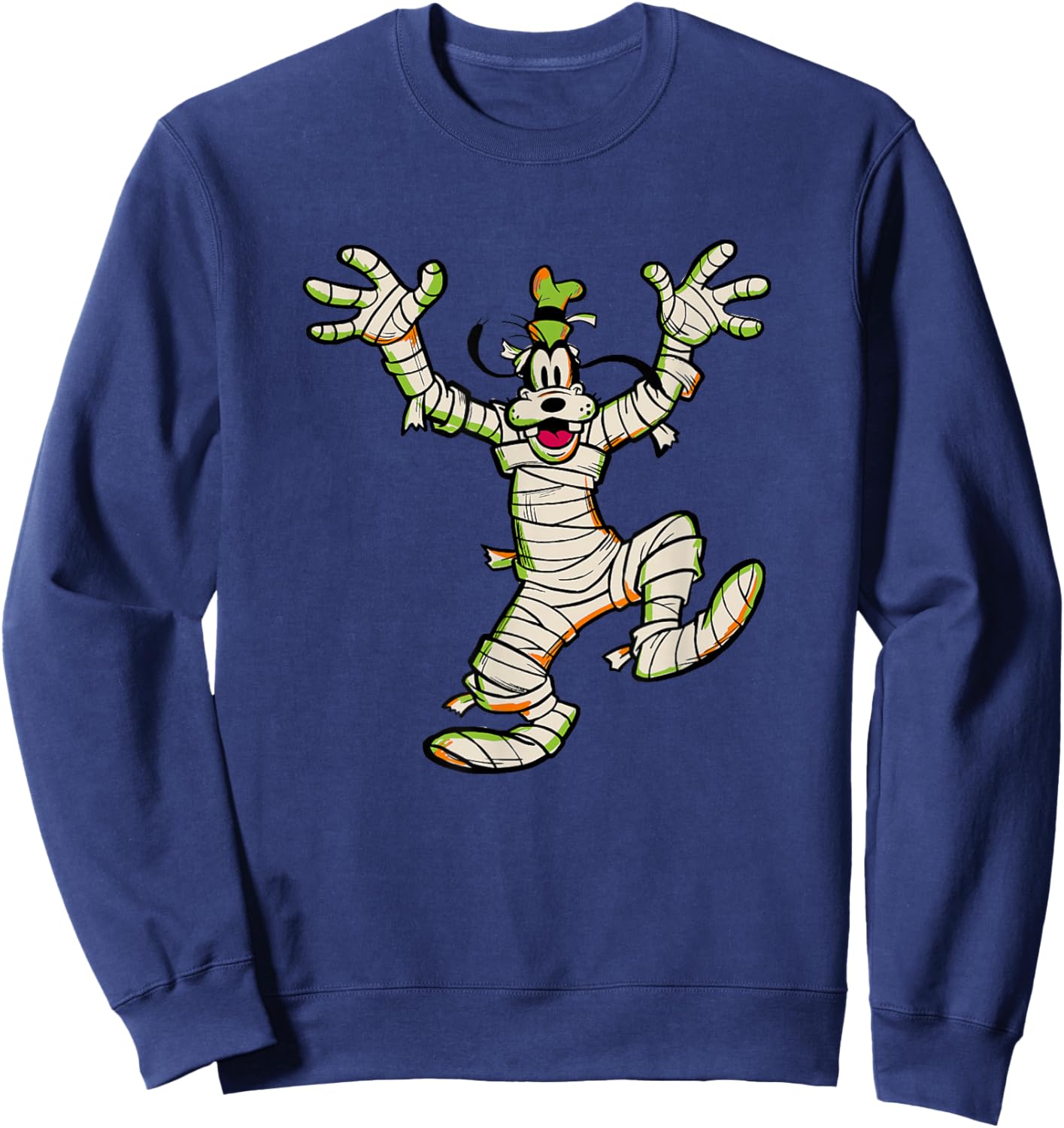 Disney Mickey and Friends Halloween Goofy Mummy Costume Sweatshirt - Sweatshirt | Navy