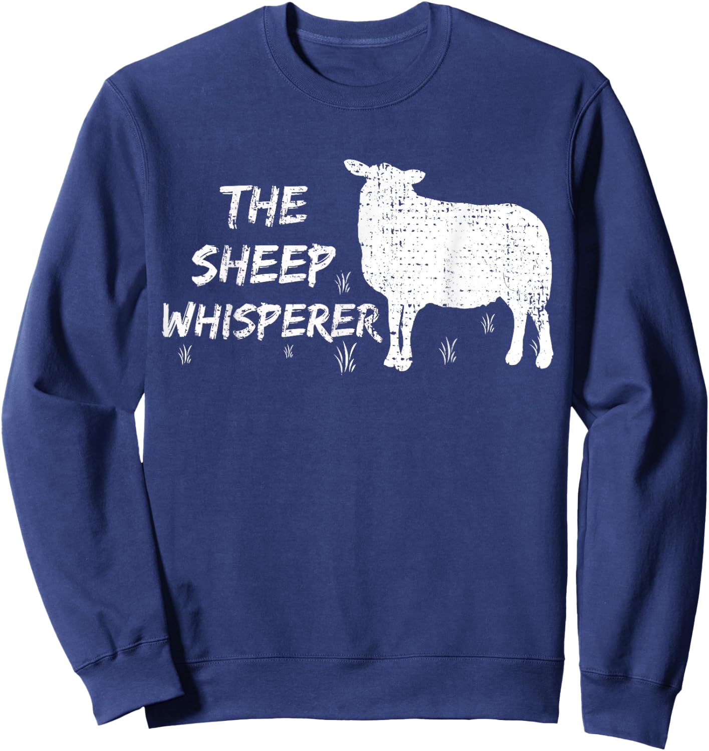 Sheeps Sheep Farmer Gift Animal Vintage Sweatshirt - Sweatshirt | Navy