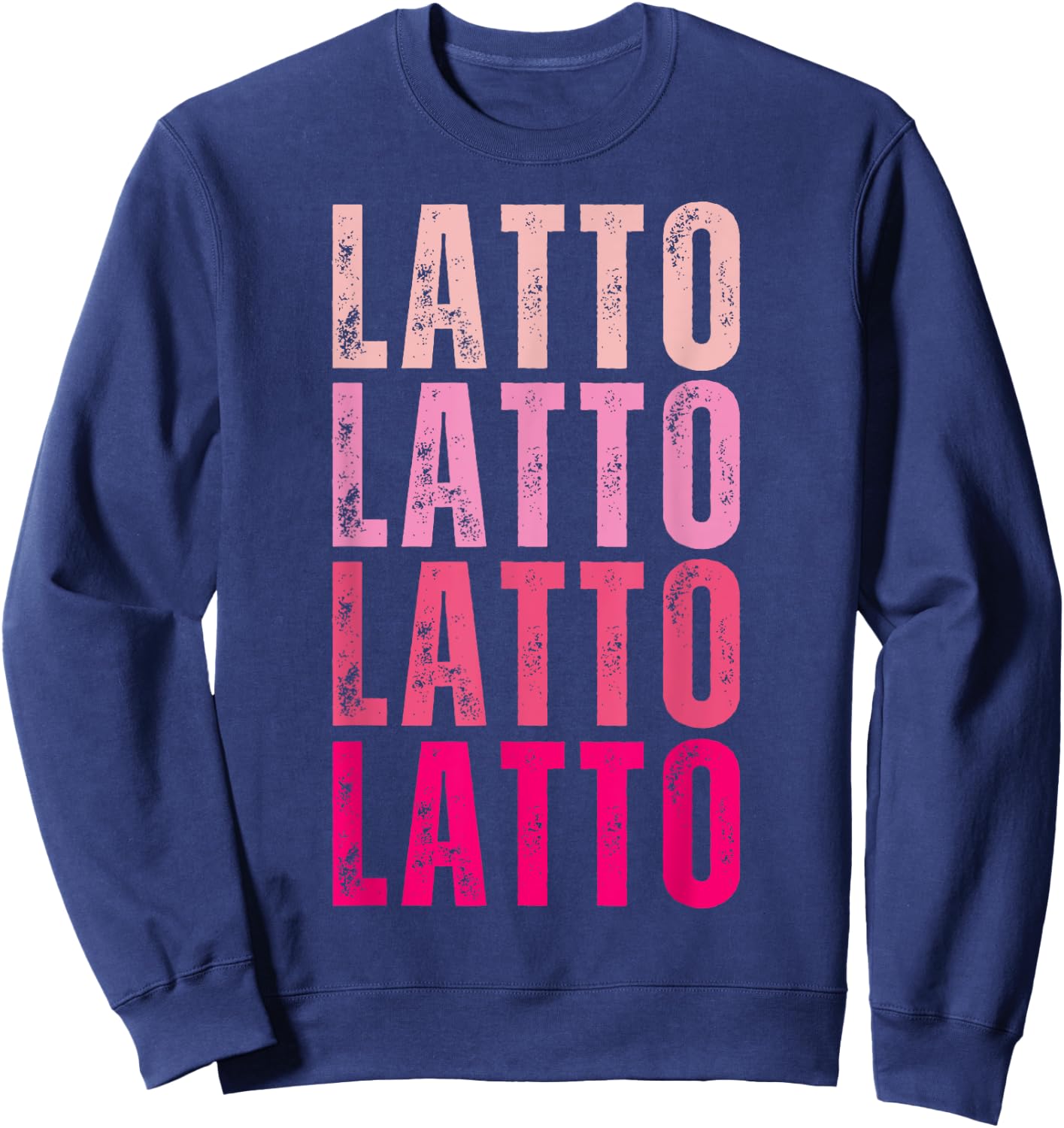 Personalized Name Latto I Love Latto Vintage Sweatshirt - Sweatshirt | Navy
