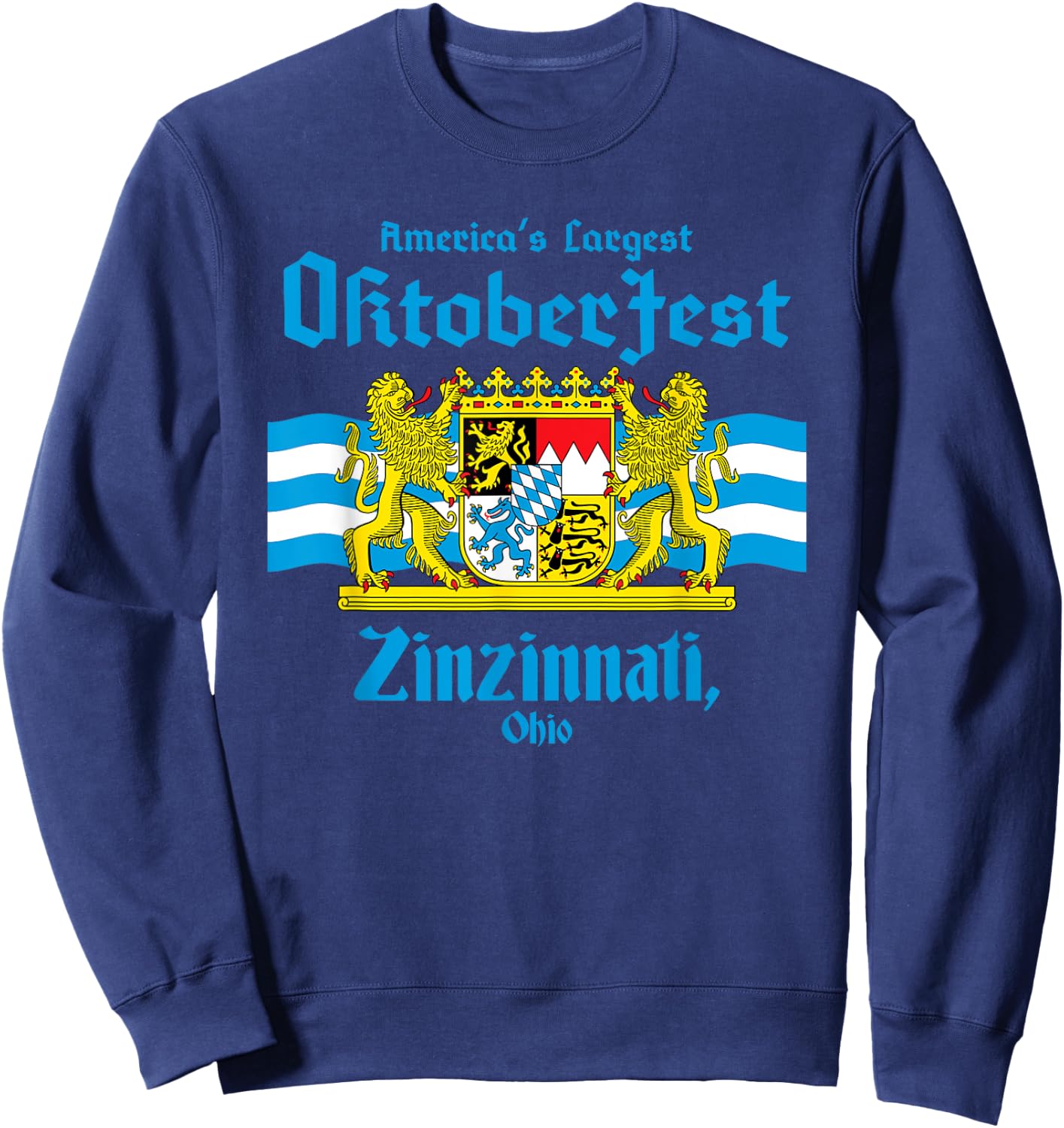 Oktoberfest Zinzinnati Sweatshirt - Sweatshirt | Navy