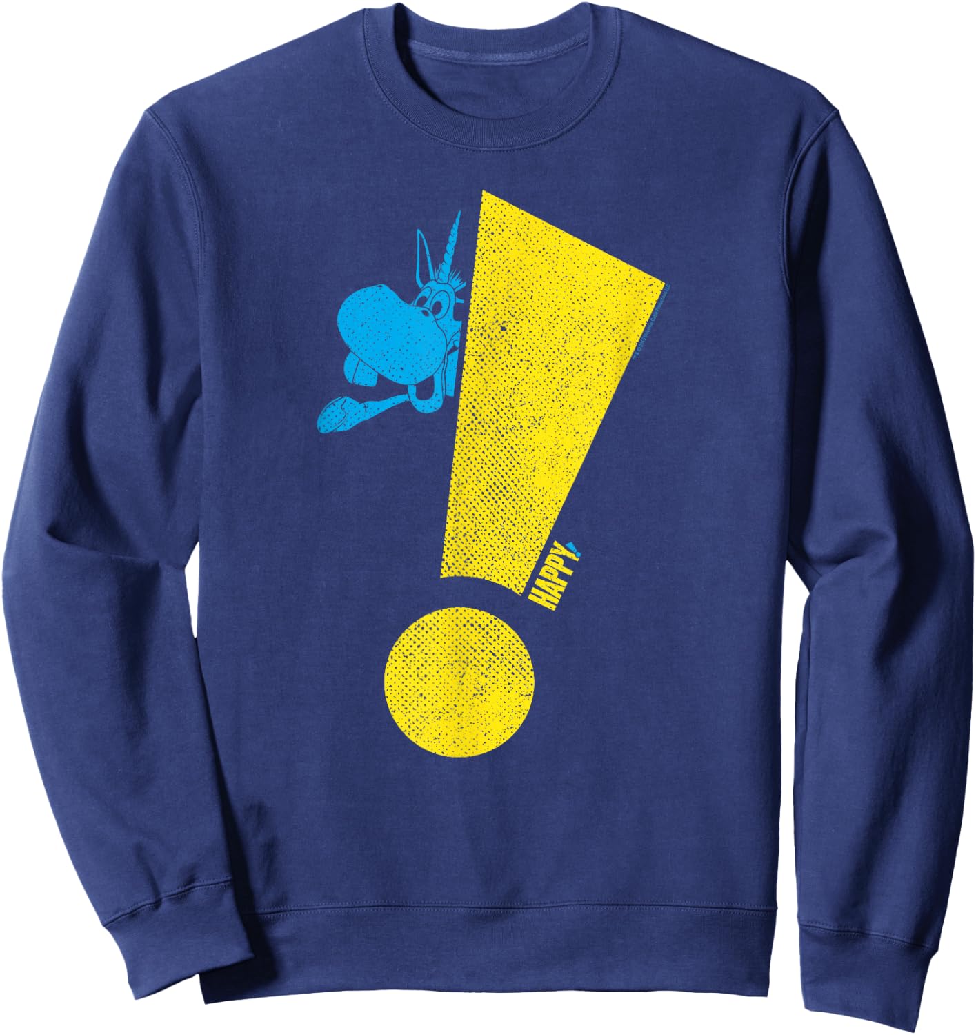 Happy! Exclamation Sweatshirt - Sweatshirt | Navy