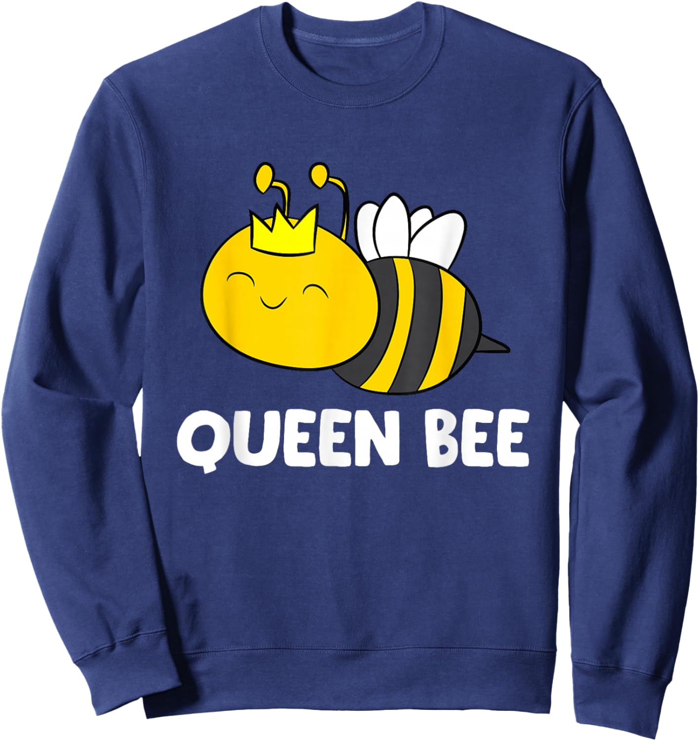 Queen Bee Love Bees Beekeeper Beekeeping Sweatshirt - Sweatshirt | Navy